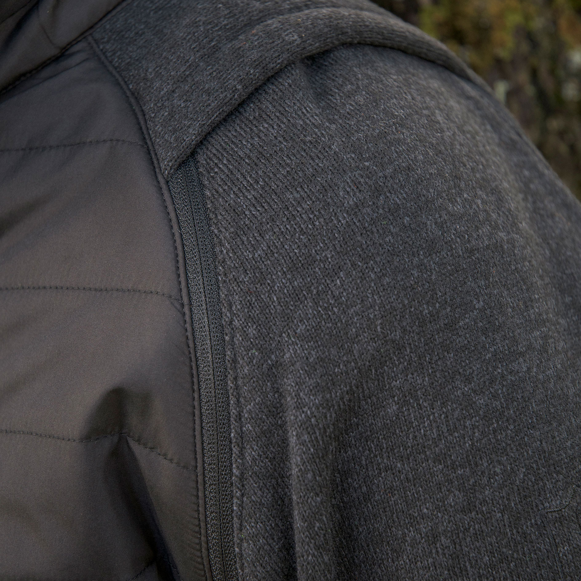 Deerhunter Moor zip-off hybridjakke, Black, large image number 4