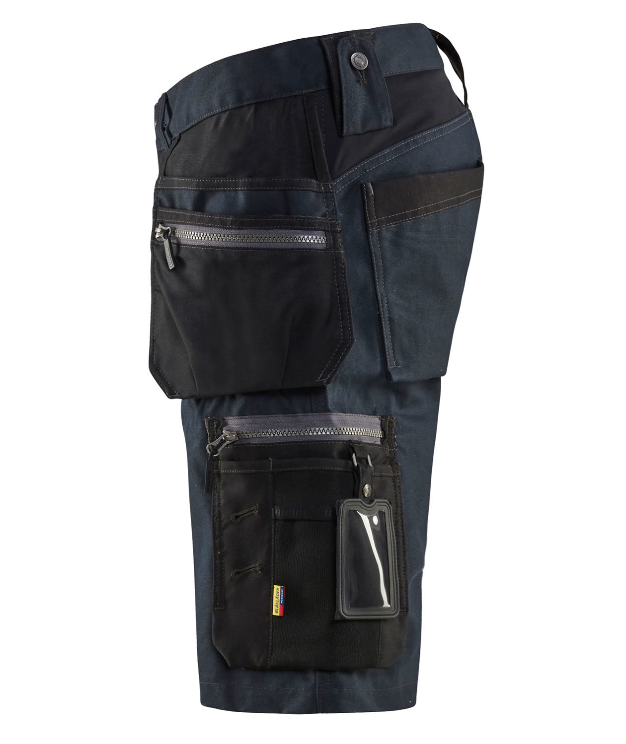 Bl&aring;kl&auml;der h&aring;ndverkershorts, M&oslash;rk Marinebl&aring;/Svart, large image number 3