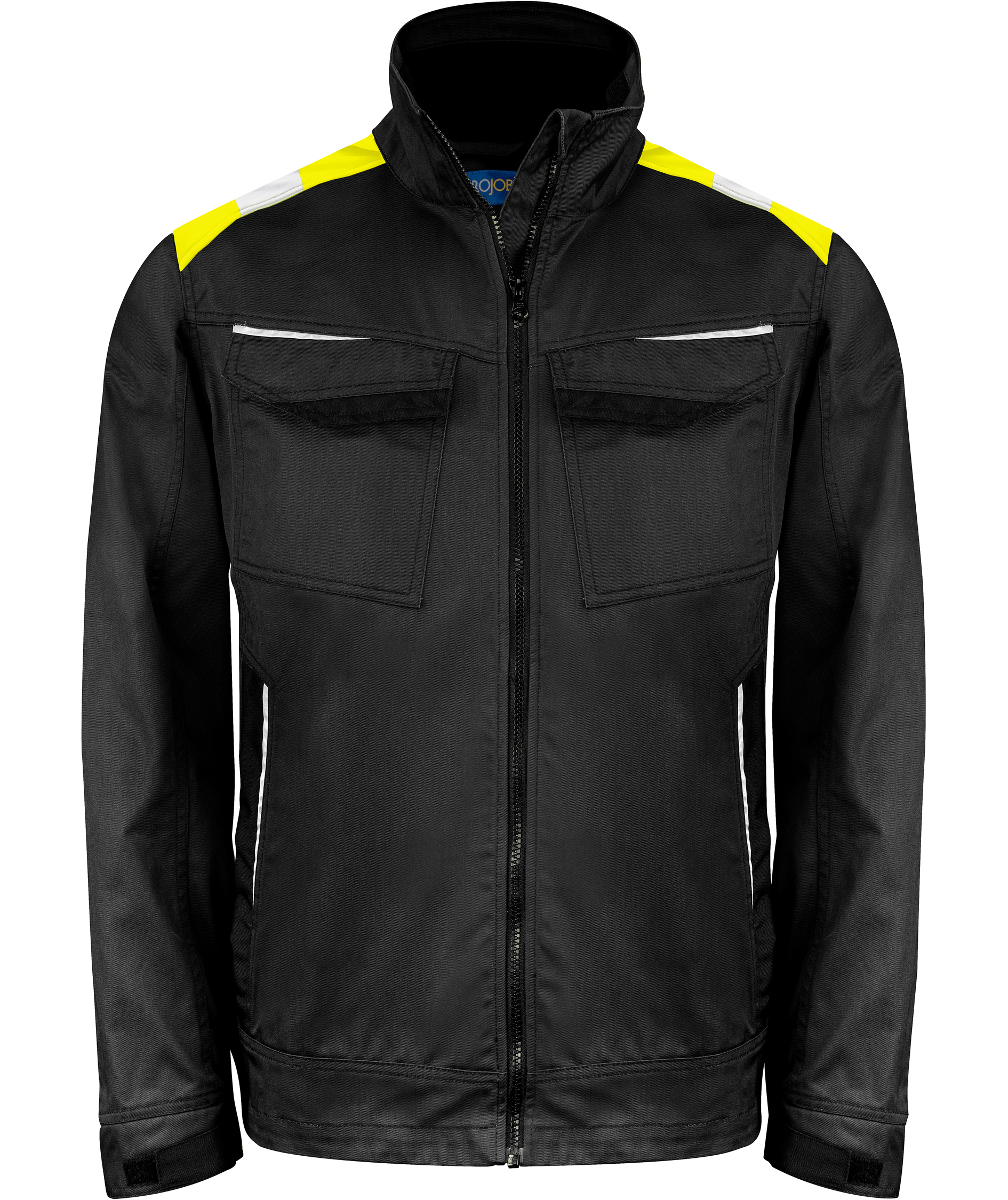 ProJob arbetsjacka 5427, Black/Yellow