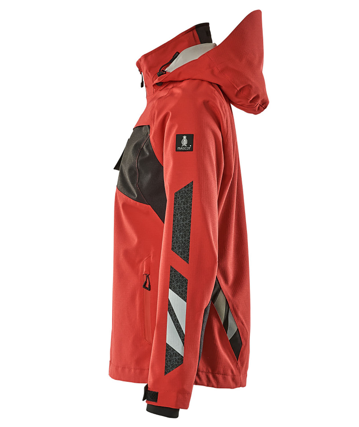 Mascot Accelerate dame skalljakke, Signal r&oslash;d/svart, large image number 3