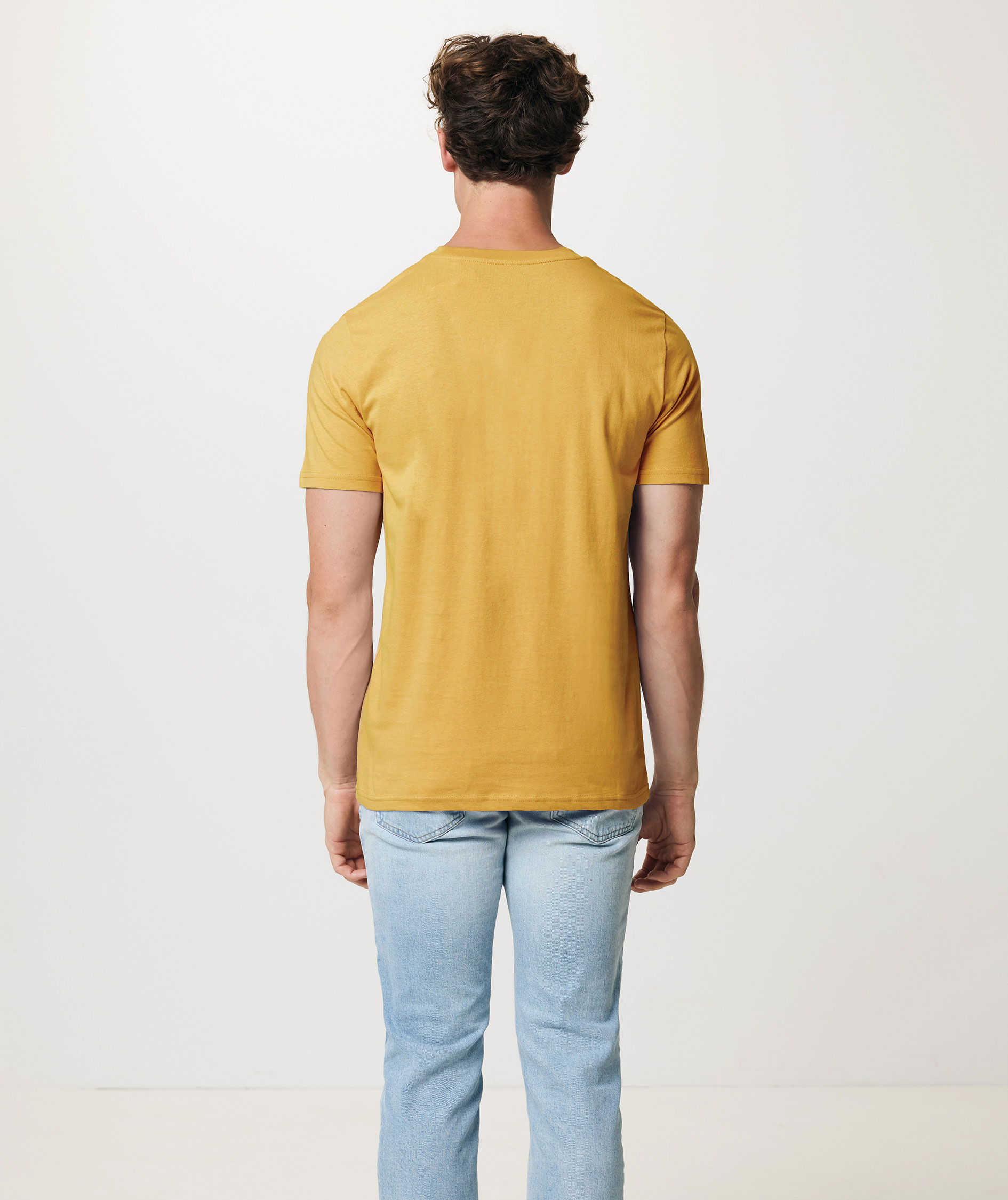 Iqoniq Brett T-shirt, Ochre yellow, large image number 3