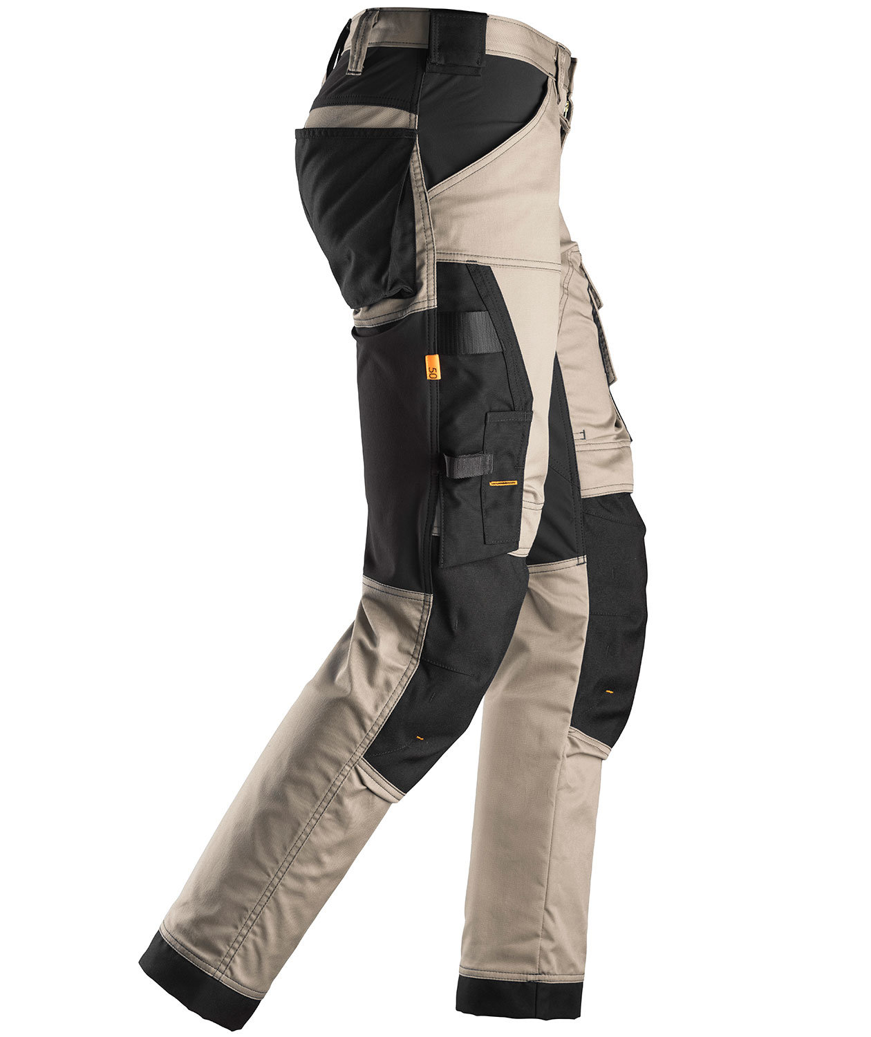 Snickers AllroundWork arbeidsbukse 6341, Khaki/Svart, large image number 2