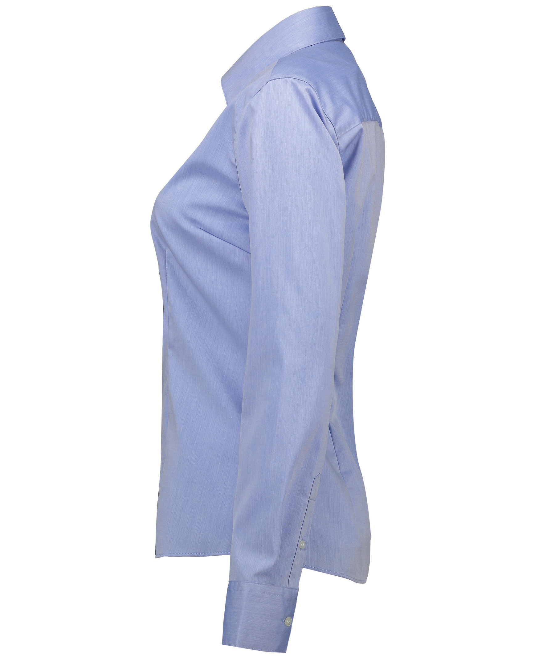 Seven Seas Fine Twill Modern fit skjorta dam, Ljusbl&aring;, large image number 3