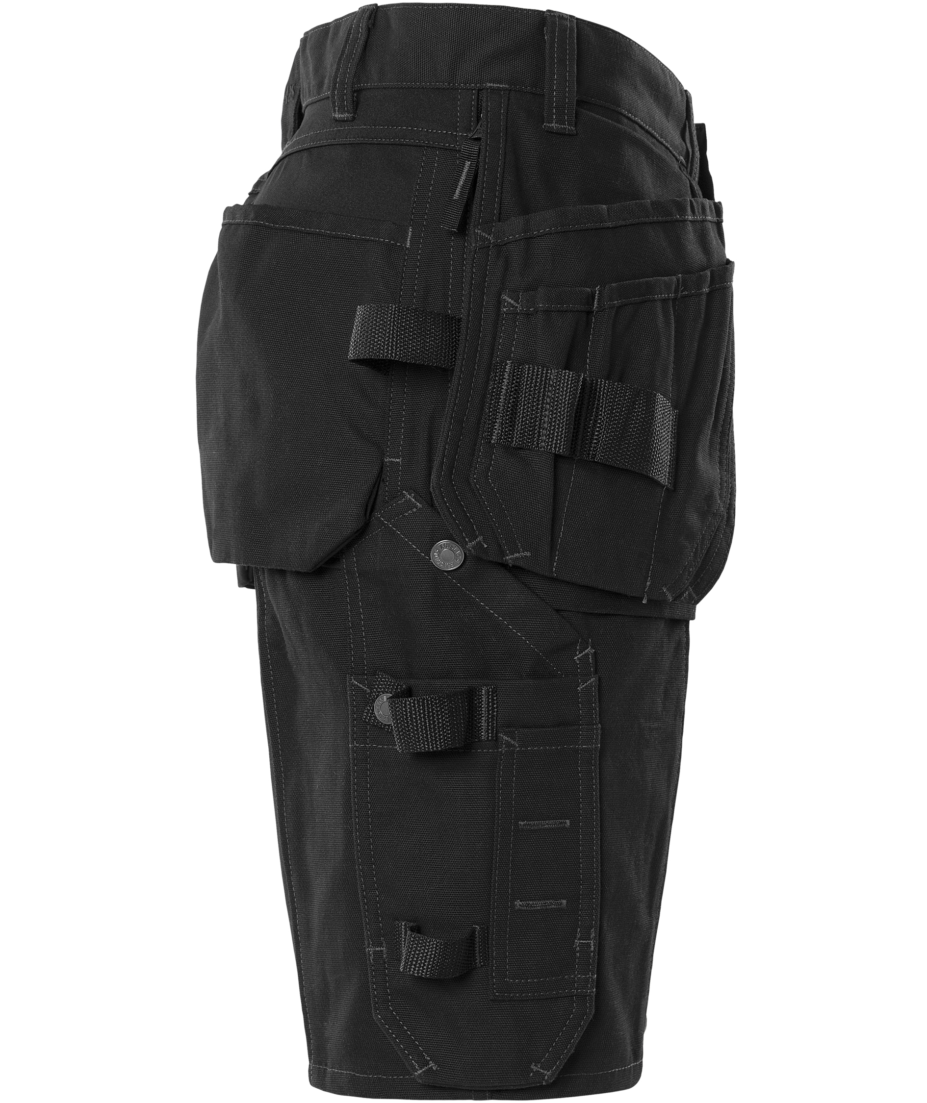 Fristads dame h&aring;ndverkershorts 2527 GCYD, Svart, large image number 2