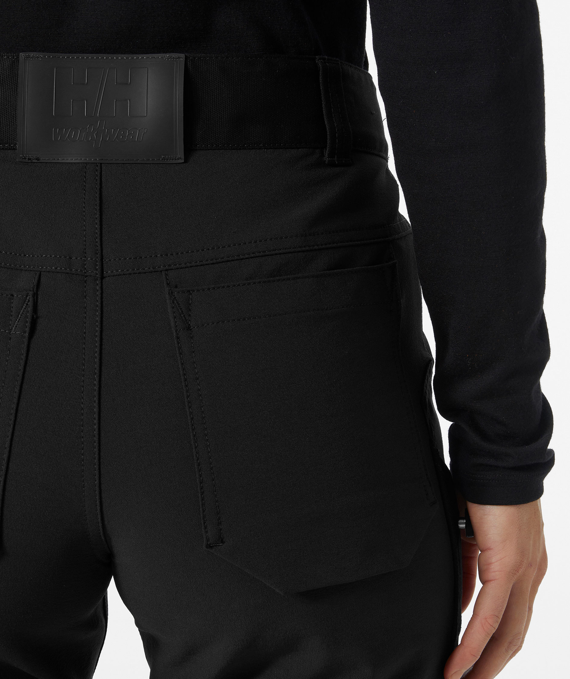Helly Hansen Luna 4X dame arbejdsbukser full stretch, Black, large image number 4