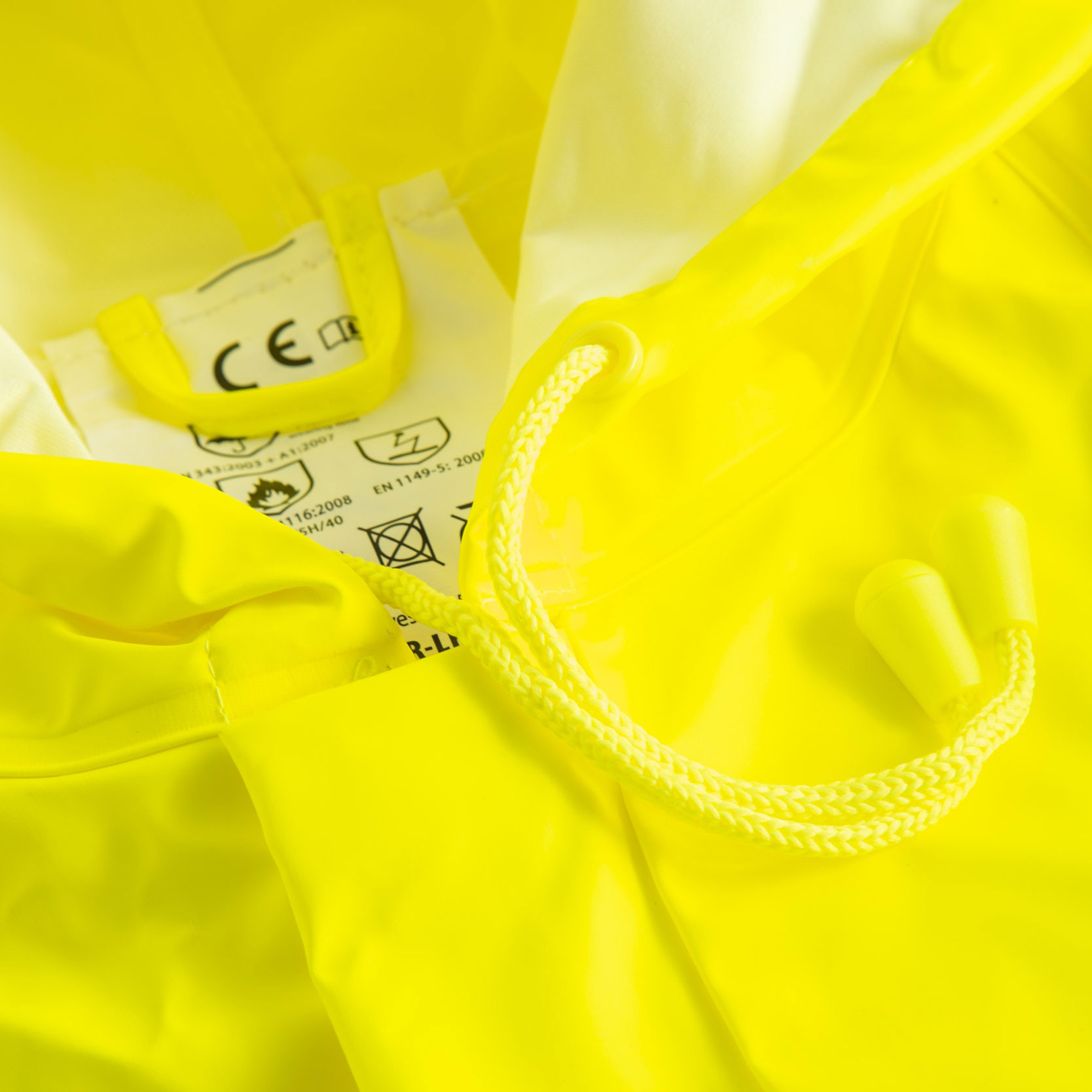 Lyngs&oslash;e Multinorm PU regnjakke, Hi-Vis&nbsp;Gul