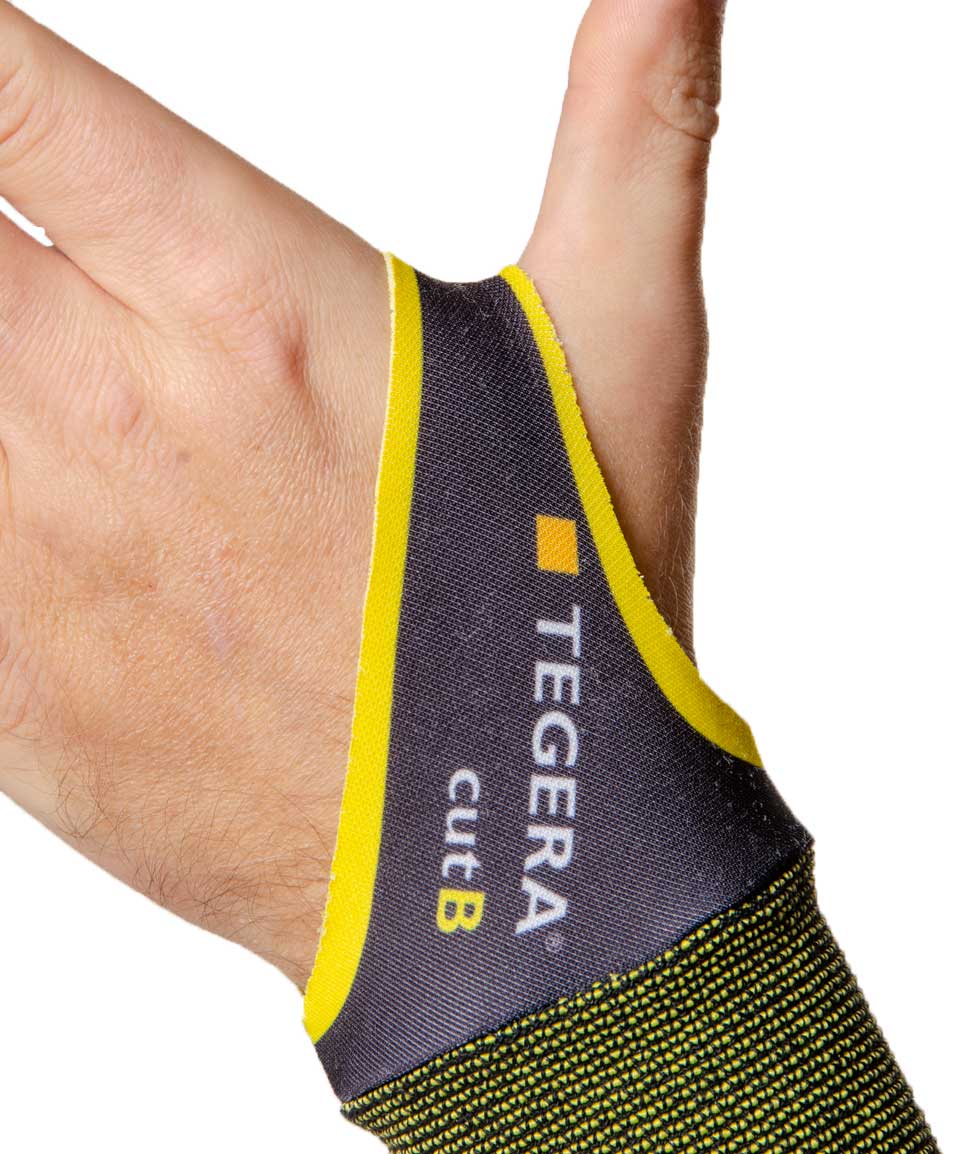 Tegera 70 cut resistant sleeve Cut B, Black, large image number 2