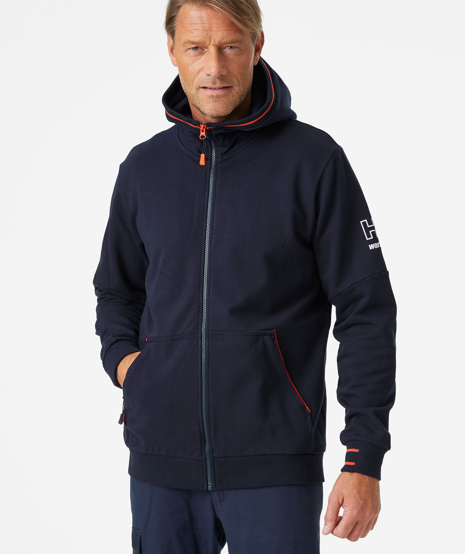 Helly Hansen Kensington hoodie with zipper, Navy, large image number 2