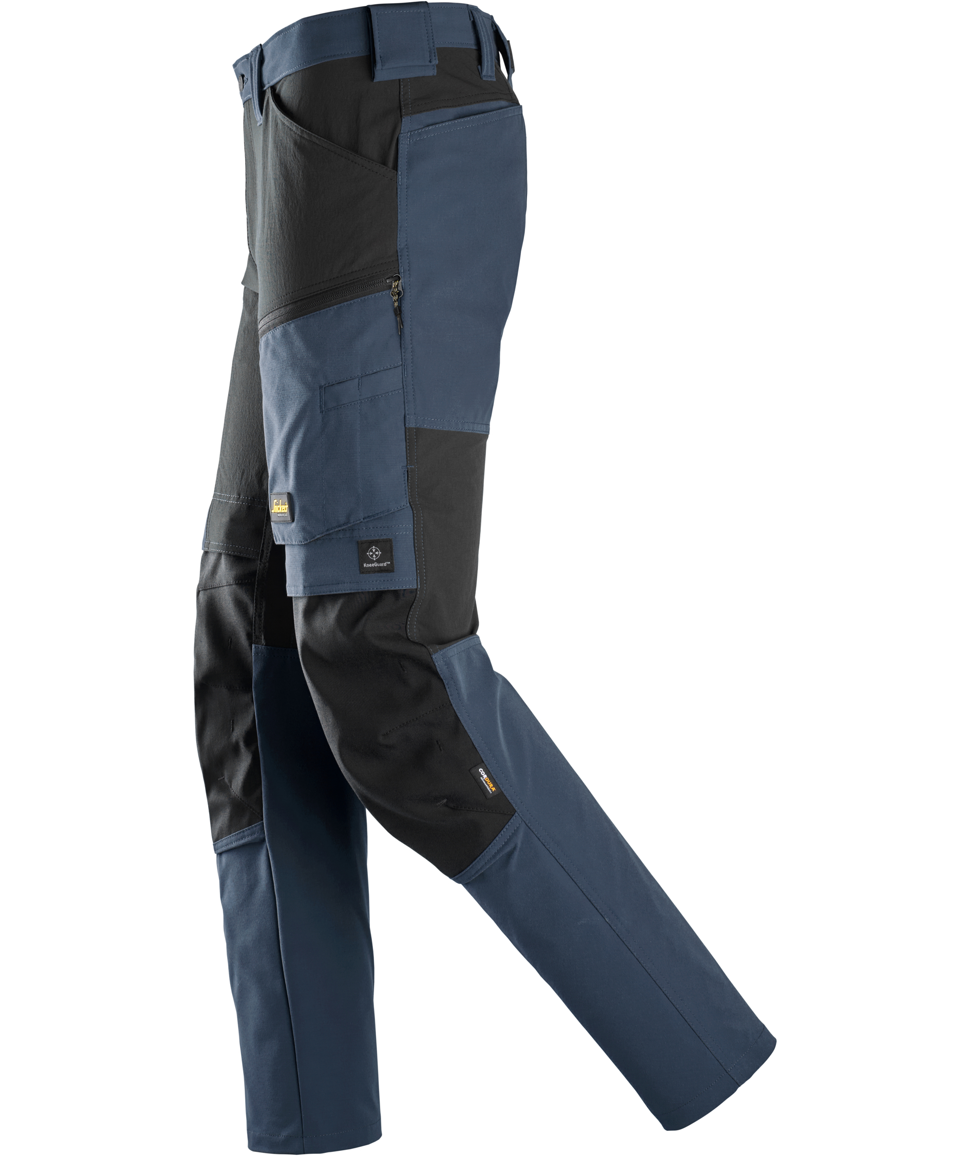 Snickers AllroundWork work trousers 6318 full stretch, Navy/black, Navy/black, large image number 3