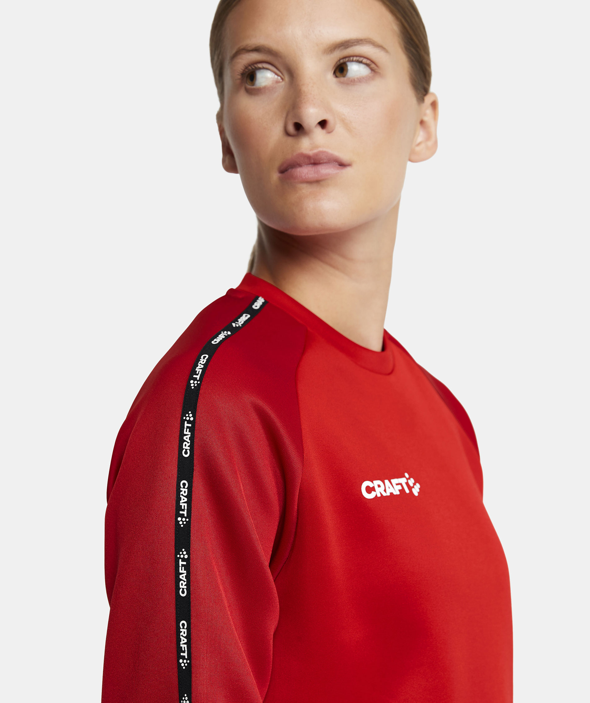 Craft Squad 2.0 Damen Trainingpullover, Bright Red-Express, large image number 3