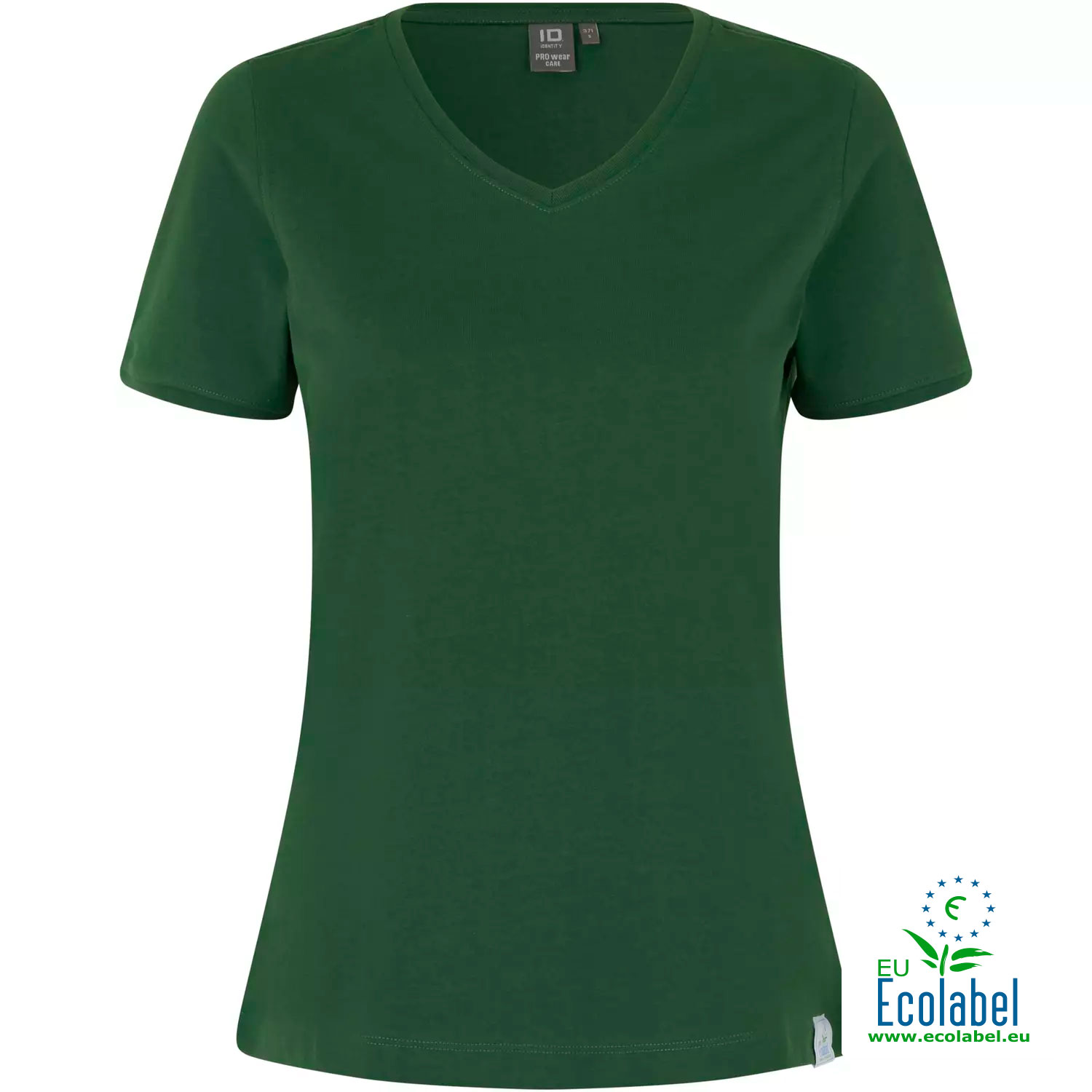 ID PRO Wear CARE  Damen T-Shirt, Flaschengr&uuml;n, Flaschengr&uuml;n, swatch