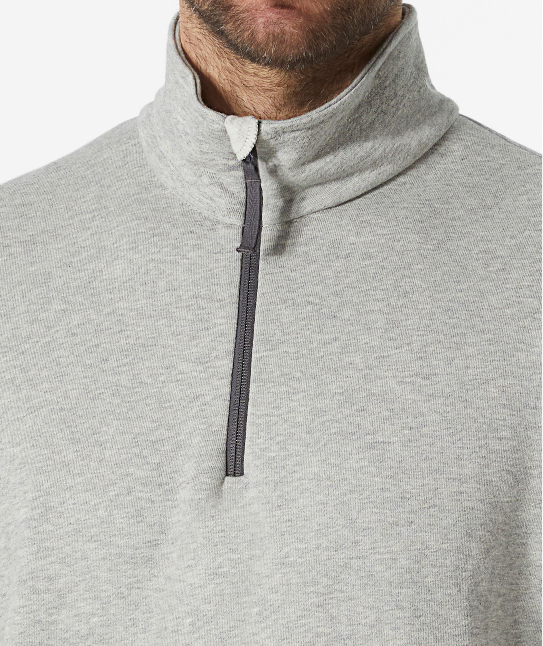 Helly Hansen Classic half zip sweatshirt, Grey melange, large image number 4