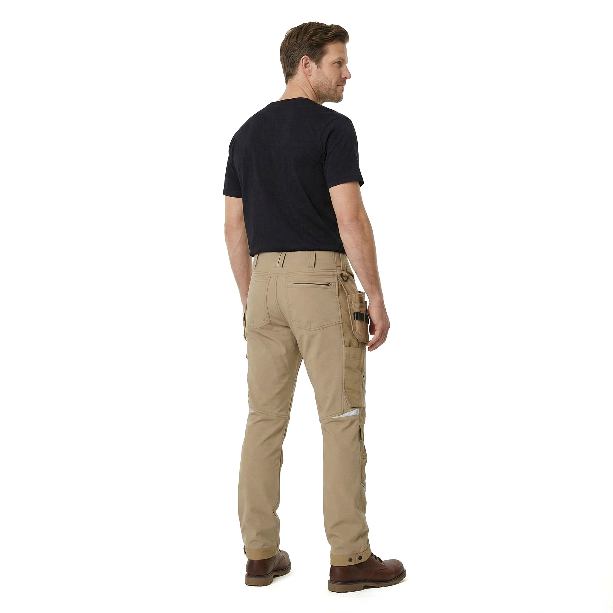 Kansas Evolve hantverksbyxa Full stretch, Khaki, large image number 3