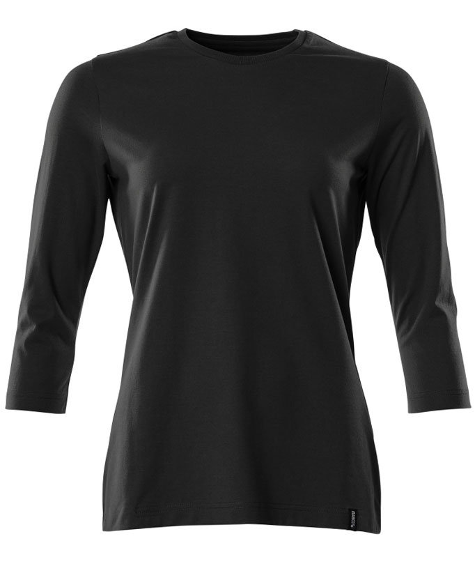 Mascot Crossover 3/4-ermet dame T-skjorte ProWash&reg;, Dyp svart, Dyp svart, swatch