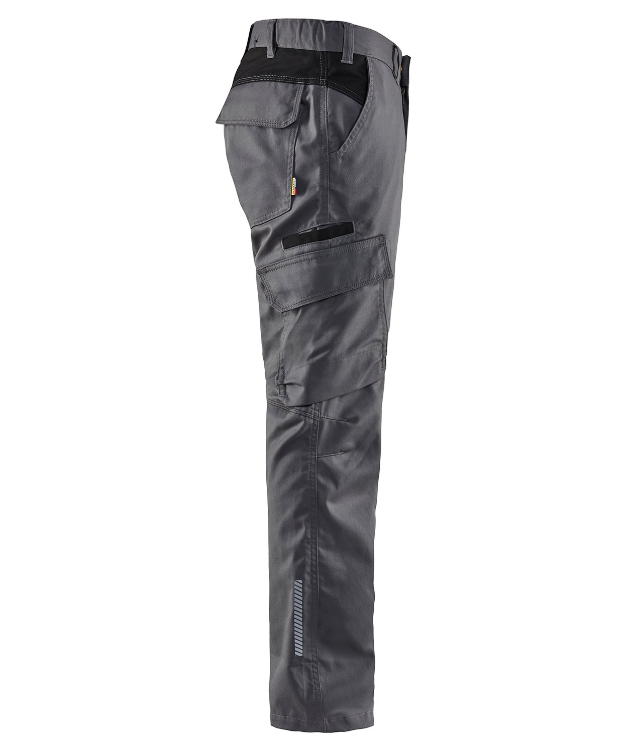 Bl&aring;kl&auml;der servicebukser, Gr&aring;/Sort, large image number 1