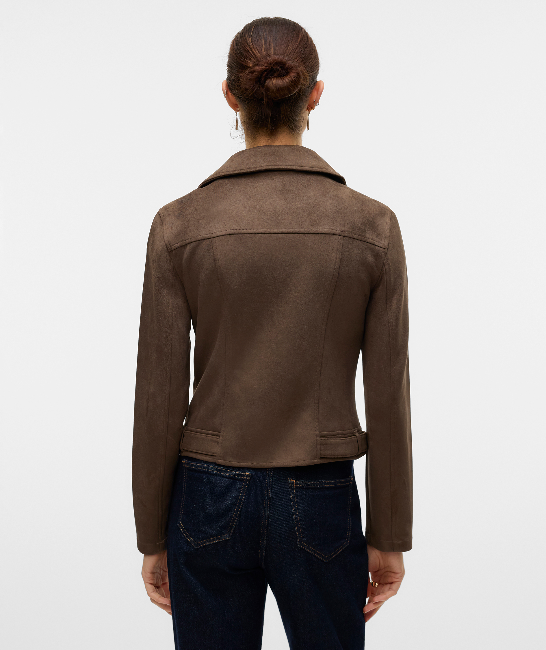 Vero Moda VMJOSE Faux Suede jacket, Chocolate Chip, large image number 2