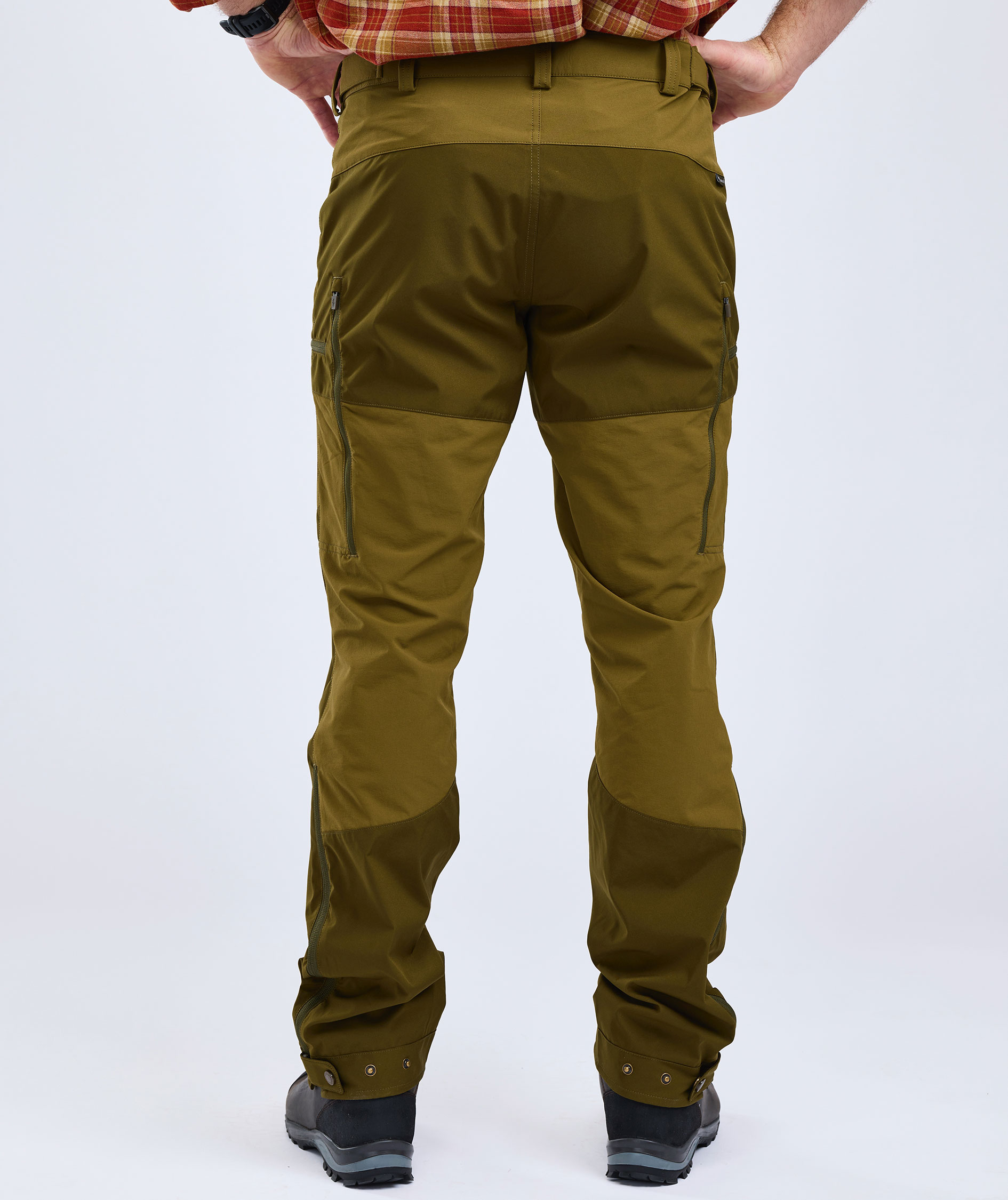 Pinewood Abisko Brenton fritidsbukser, Olive Green/Hunting Olive, large image number 3