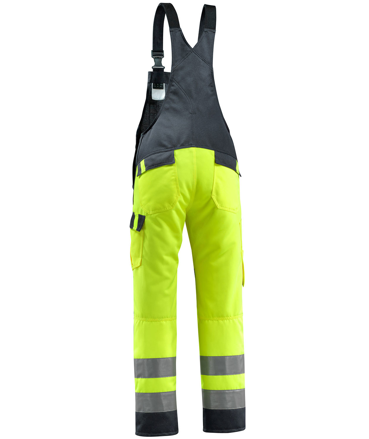 Mascot Safe Light Gosford bib and brace, Hi-Vis Yellow/Dark Marine, large image number 3
