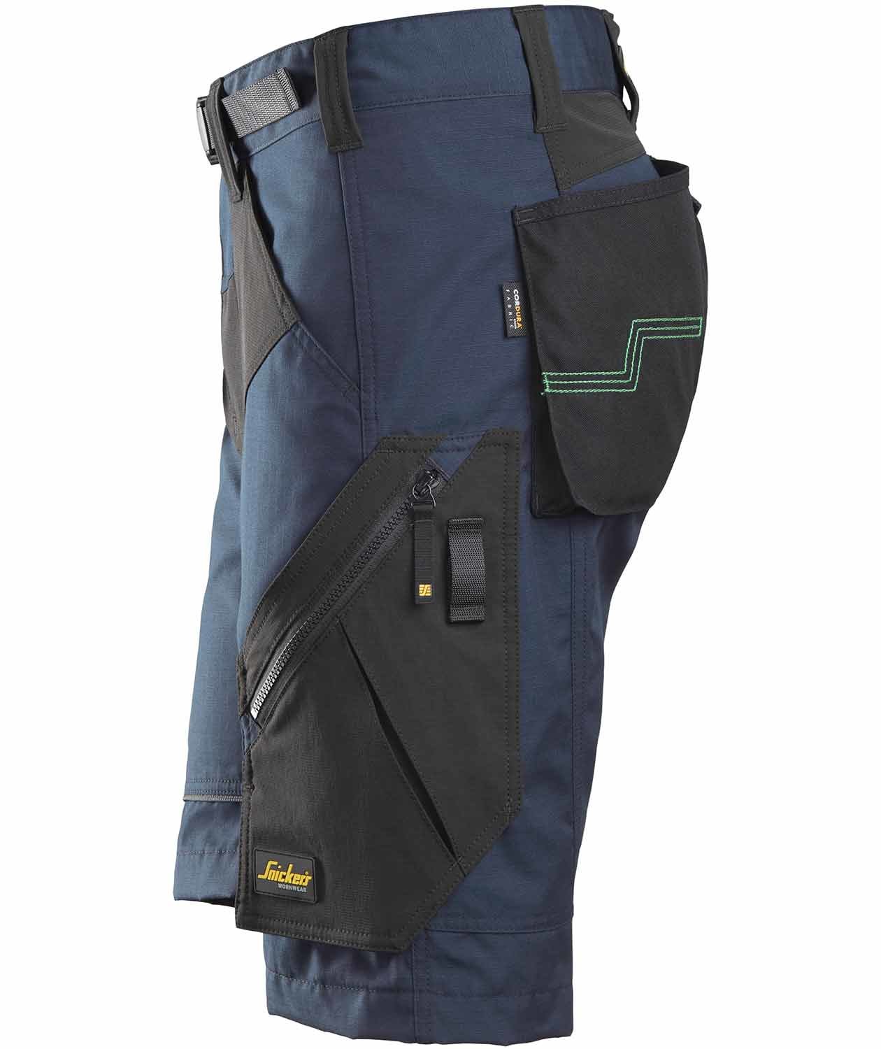 Snickers Flexiwork Arbeitsshorts 6914, Navy/Schwarz, large image number 2