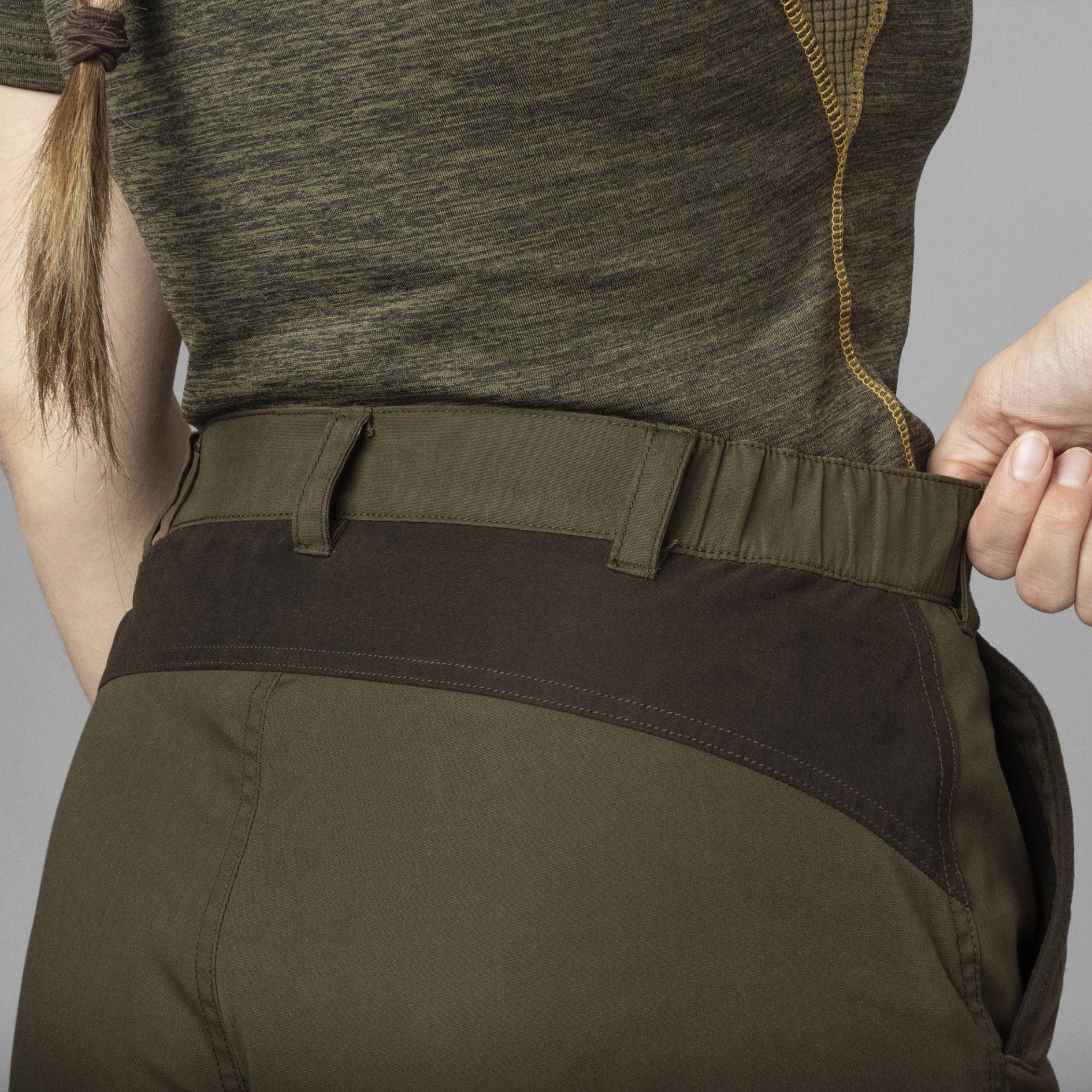 Seeland Key-Point Kora Damenhose, Pine green/Grizzly brown, large image number 3