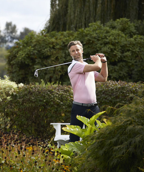 Cutter & Buck Seabeck pik&eacute;tr&ouml;ja, Pink/Vit, large image number 1