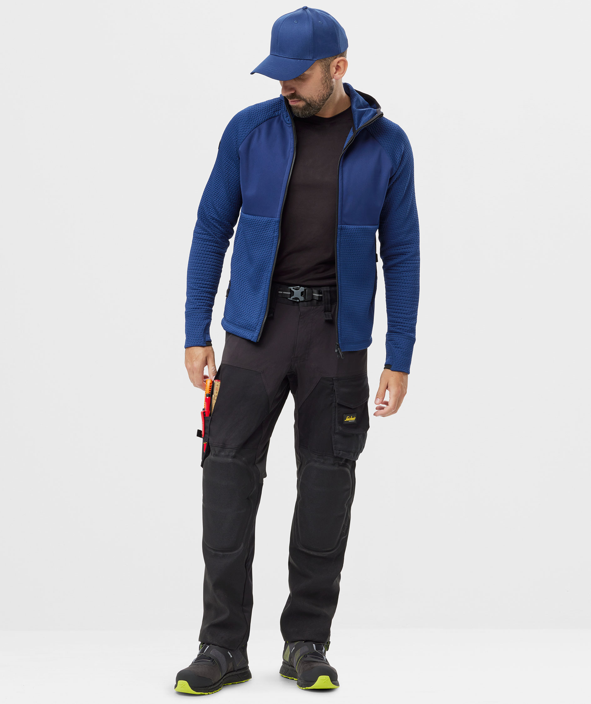 Snickers FlexiWork h&aelig;ttetr&oslash;je med lynl&aring;s 8405