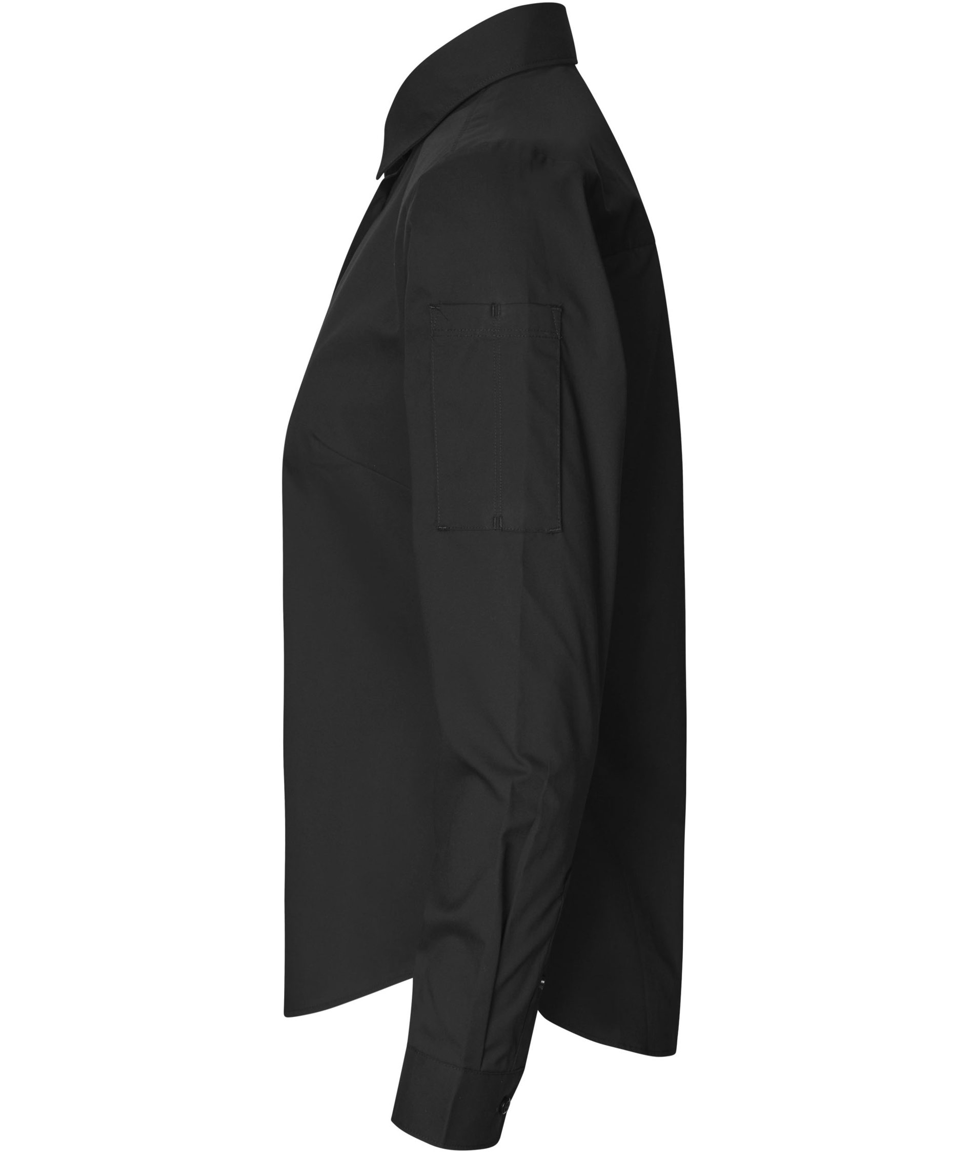 Seven Seas Poplin Regular fit skjorta dam, Svart, large image number 2