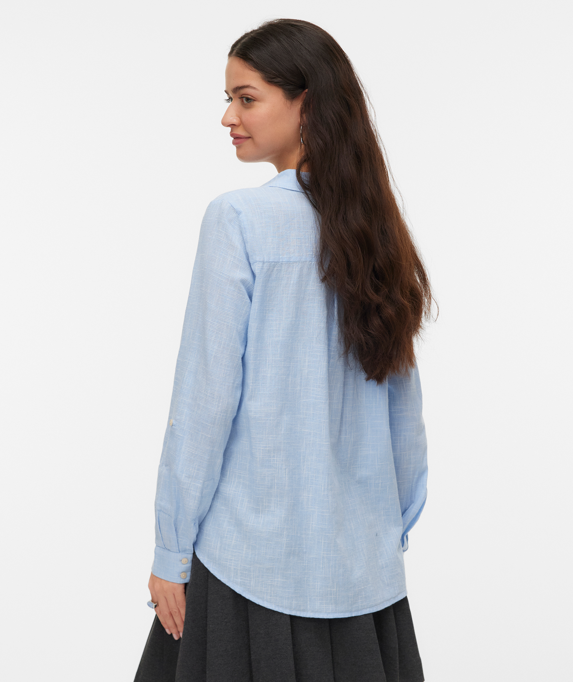 Vero Moda VMTHILDE women's shirt, Allure Snow White, large image number 2