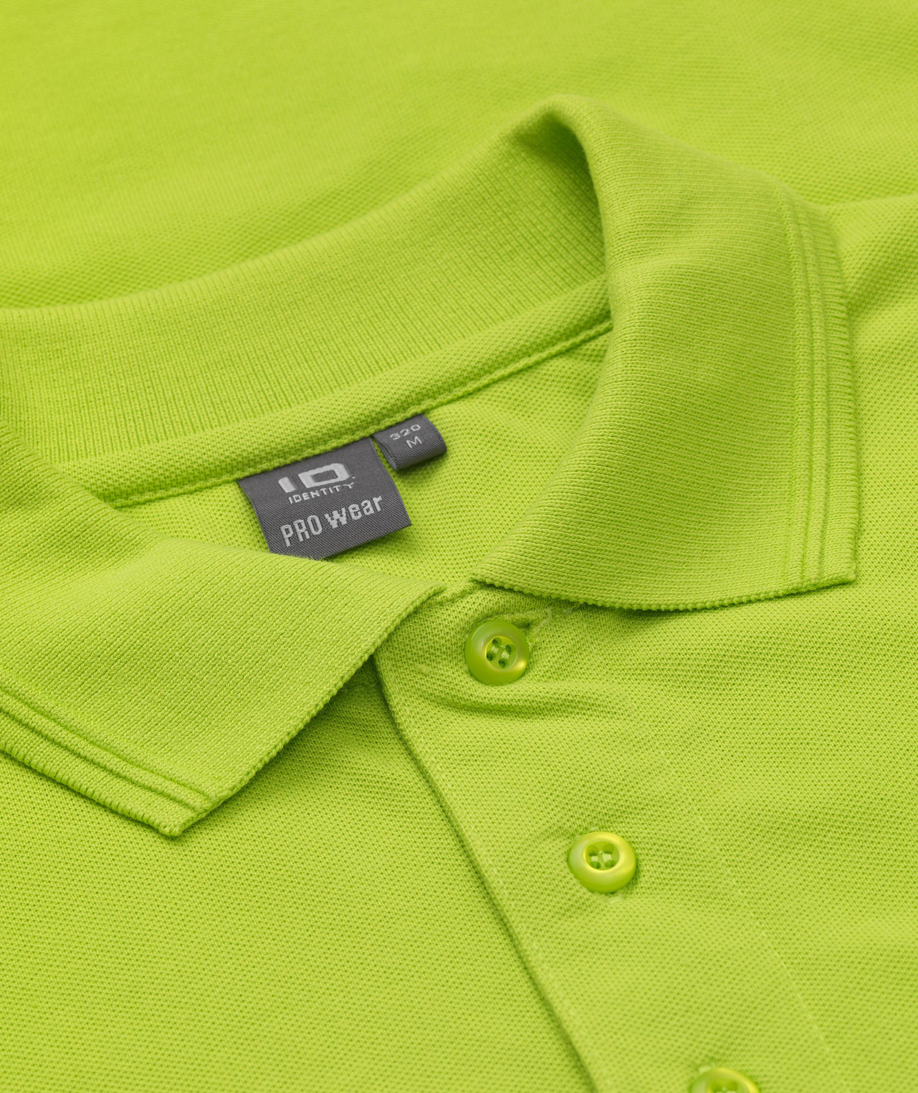 ID PRO Wear Polo shirt with chest pocket, Lime Green, large image number 3