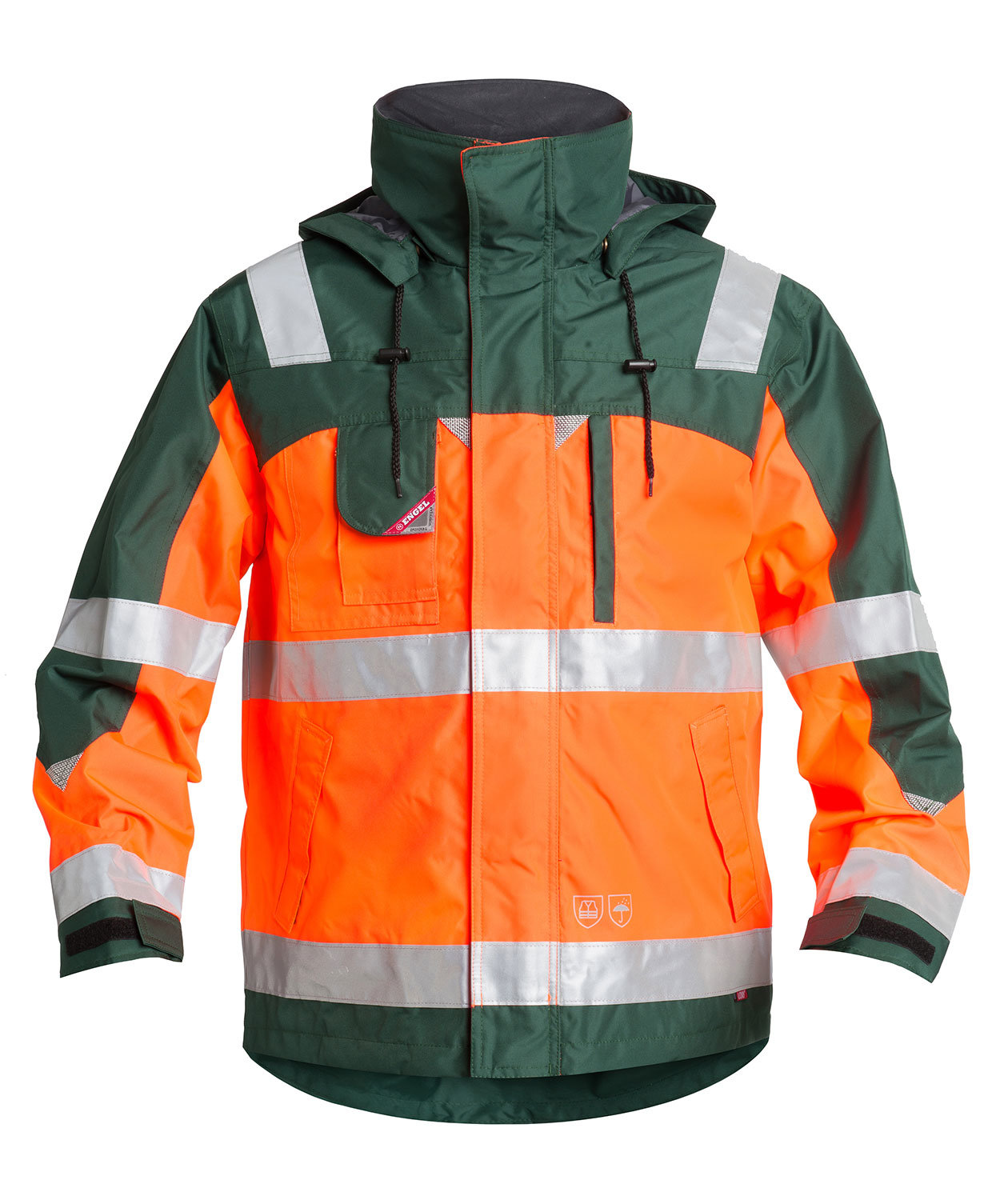 Engel skaljacka, Varsel Orange/Gr&ouml;n