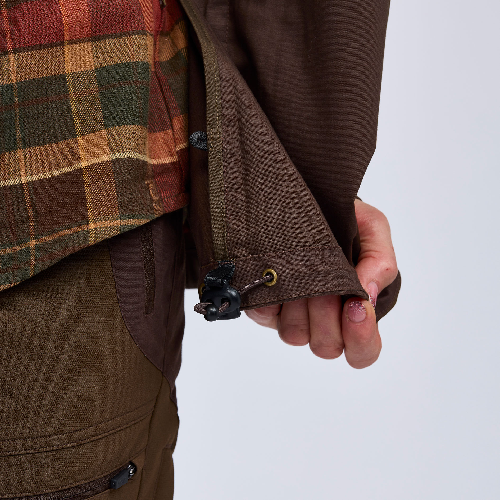 Pinewood&nbsp;Finnveden Hybrid dame friluftsjakke, Dark brown, large image number 9