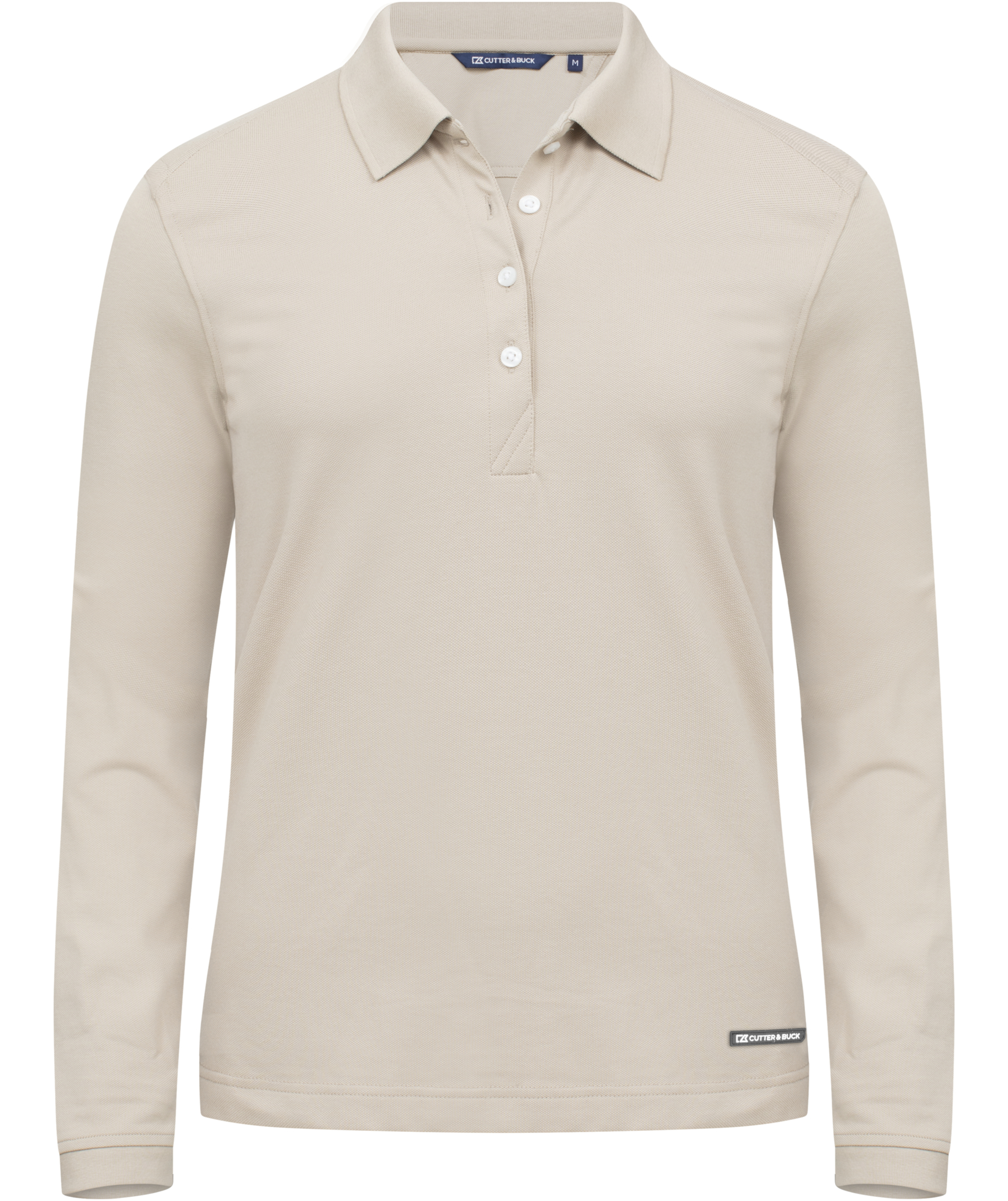 Cutter & Buck Advantage lang&aelig;rmet dame polo T-shirt, Beige, Beige, swatch