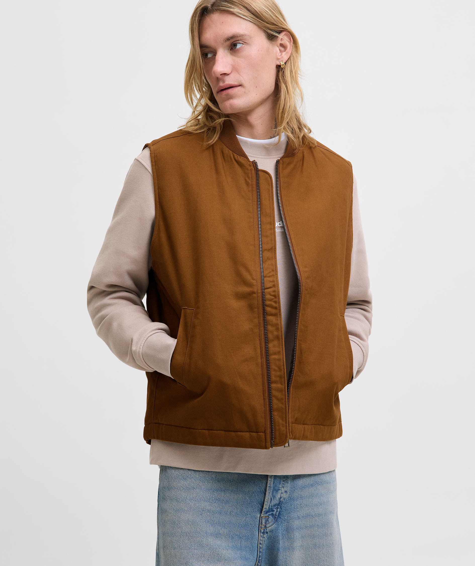 Jack & Jones JJEDOVER vest, Monks Robe