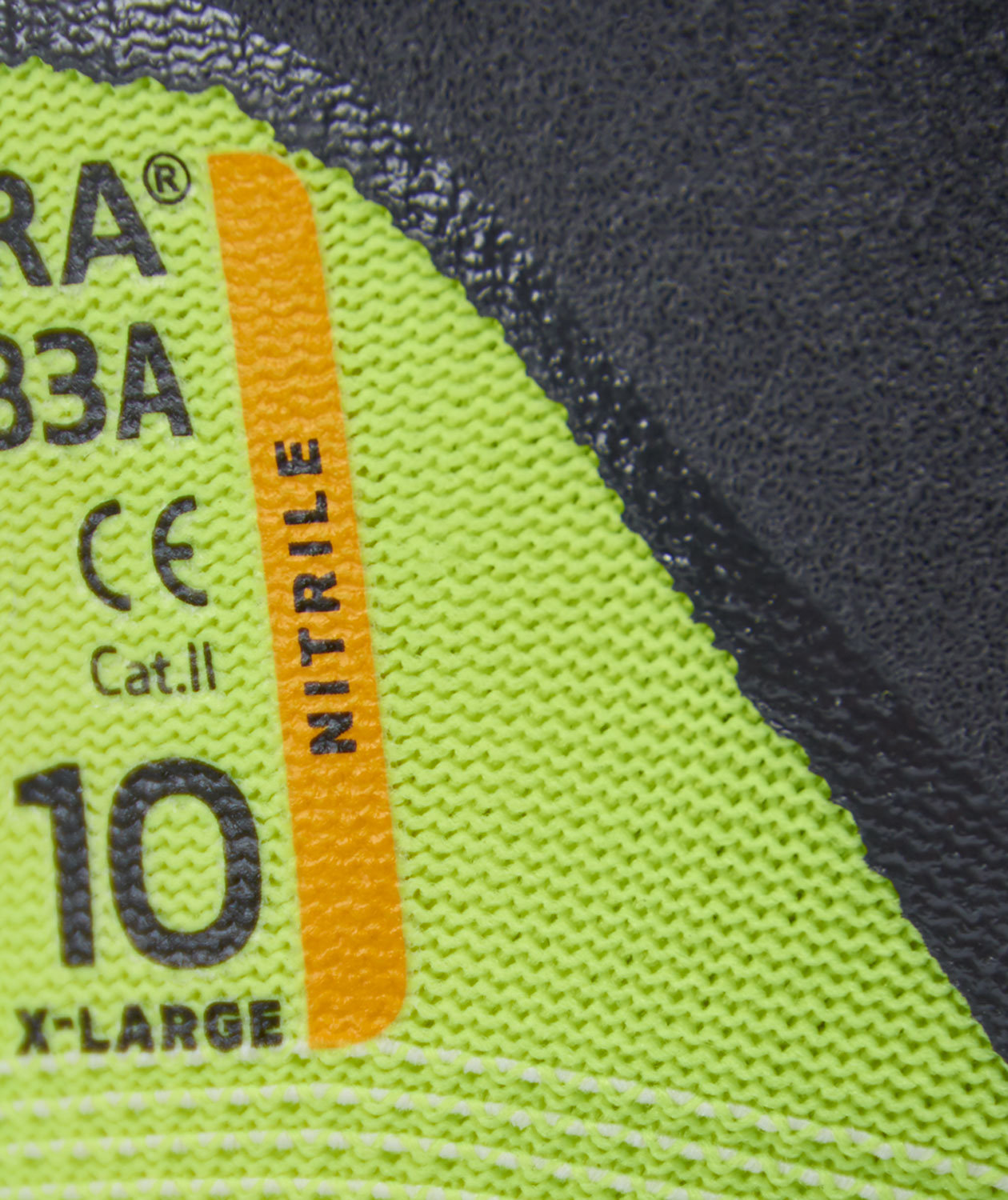 Tegera 683A vinter arbejdshandsker, Hi-vis&nbsp;Gul/Sort, large image number 2