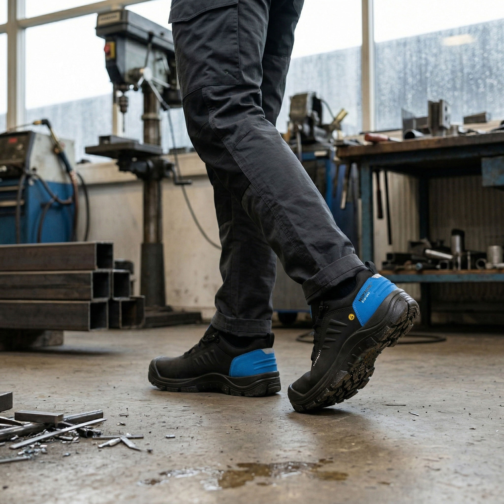 Noknok EXP1 sikkerhedssko S3, Sort