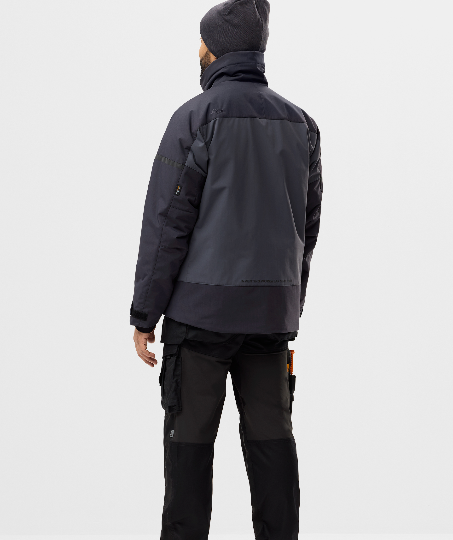 Snickers AllroundWork vinterjacka 1106, Steel Grey/Dark Steel Grey, large image number 3