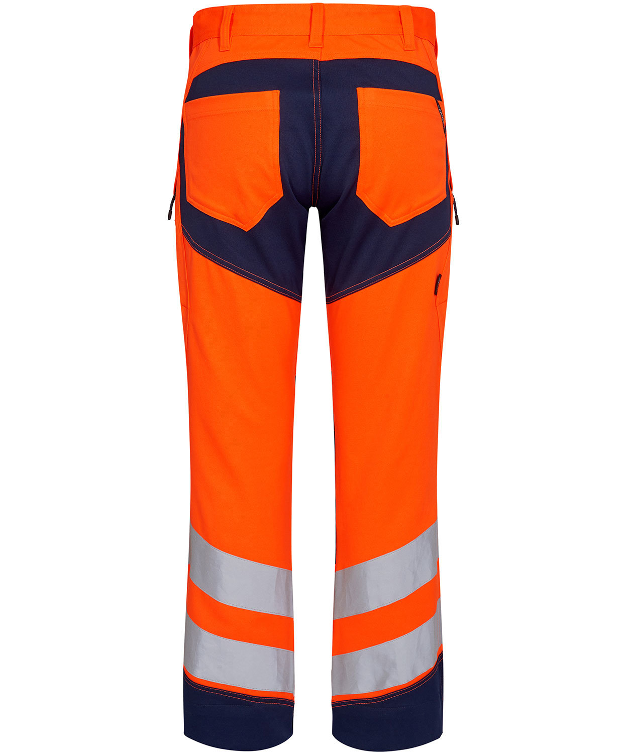 Engel Safety arbetsbyxa, Orange/Blue Ink, large image number 1