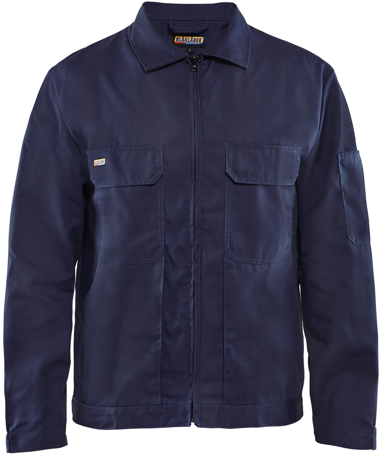 Bl&aring;kl&auml;der arbetsjacka, Marinbl&aring;