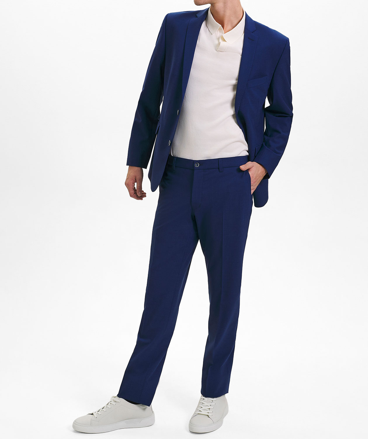 Sunwill Bistretch Modern fit bukser, Indigobl&aring;, large image number 1