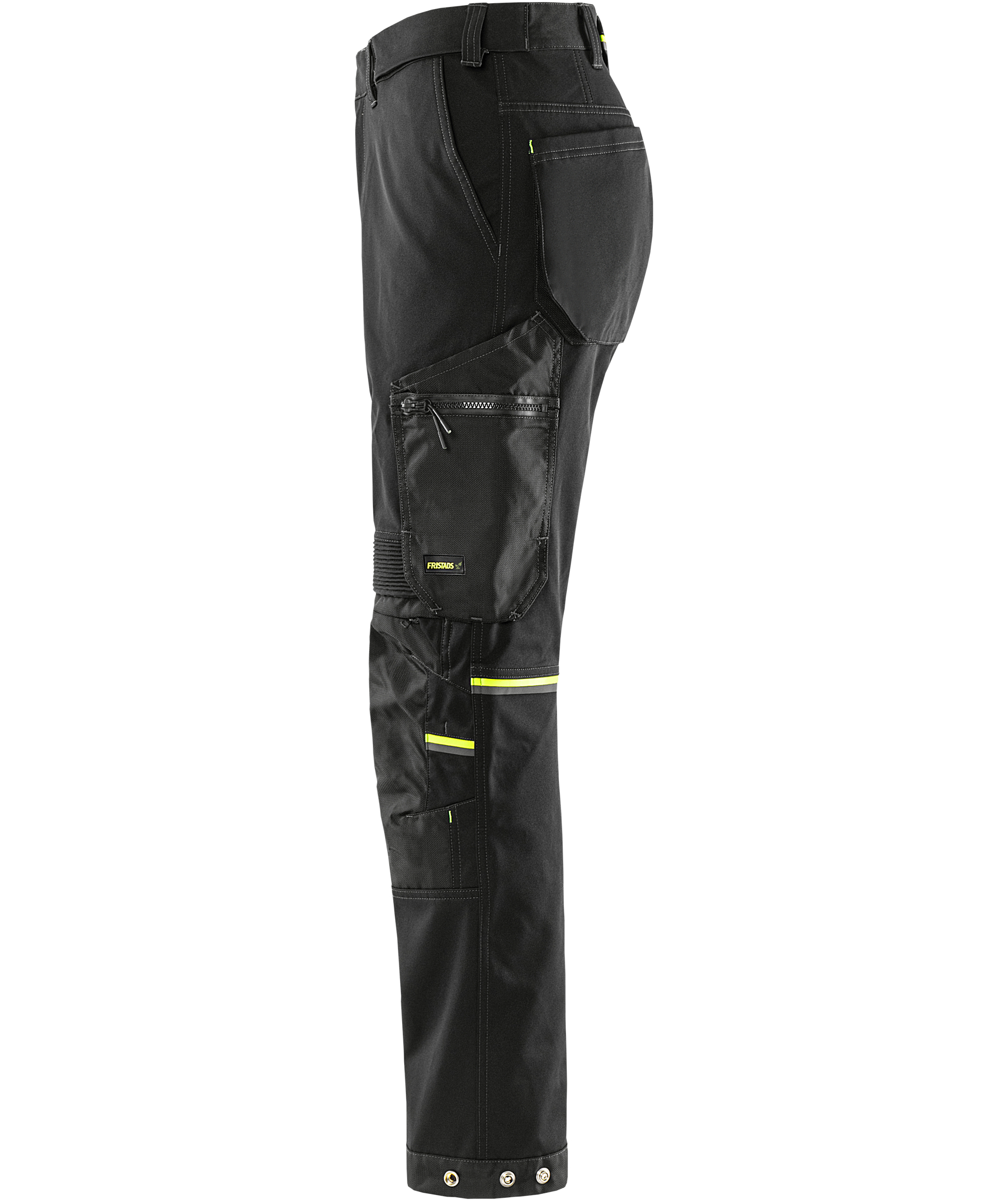 Fristads Flex h&aring;ndverksbukse 2800 GSTT full stretch, Svart, large image number 7