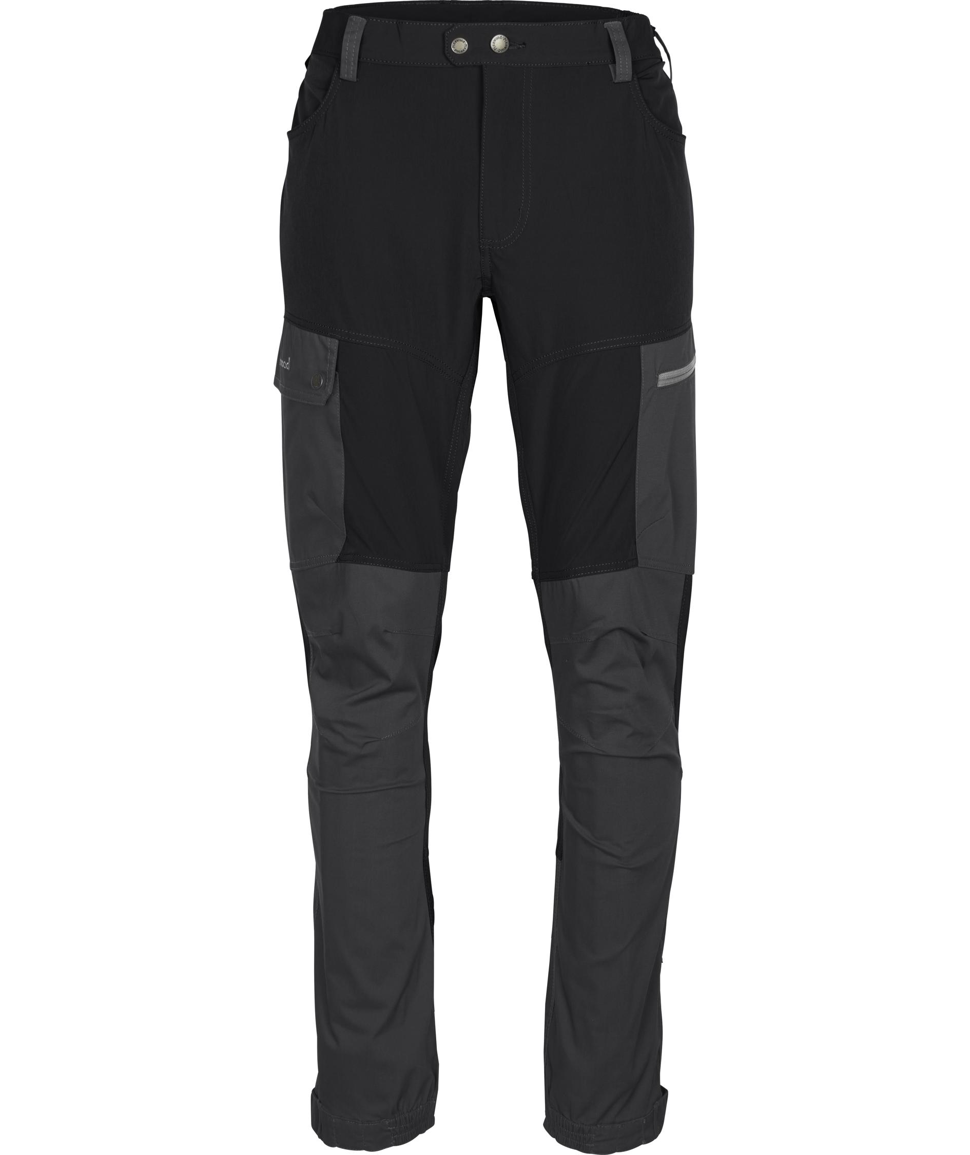 Pinewood Finnveden Trail Hybrid bukser, Sort/M&oslash;rk&nbsp;Antracitgr&aring;, large image number 0