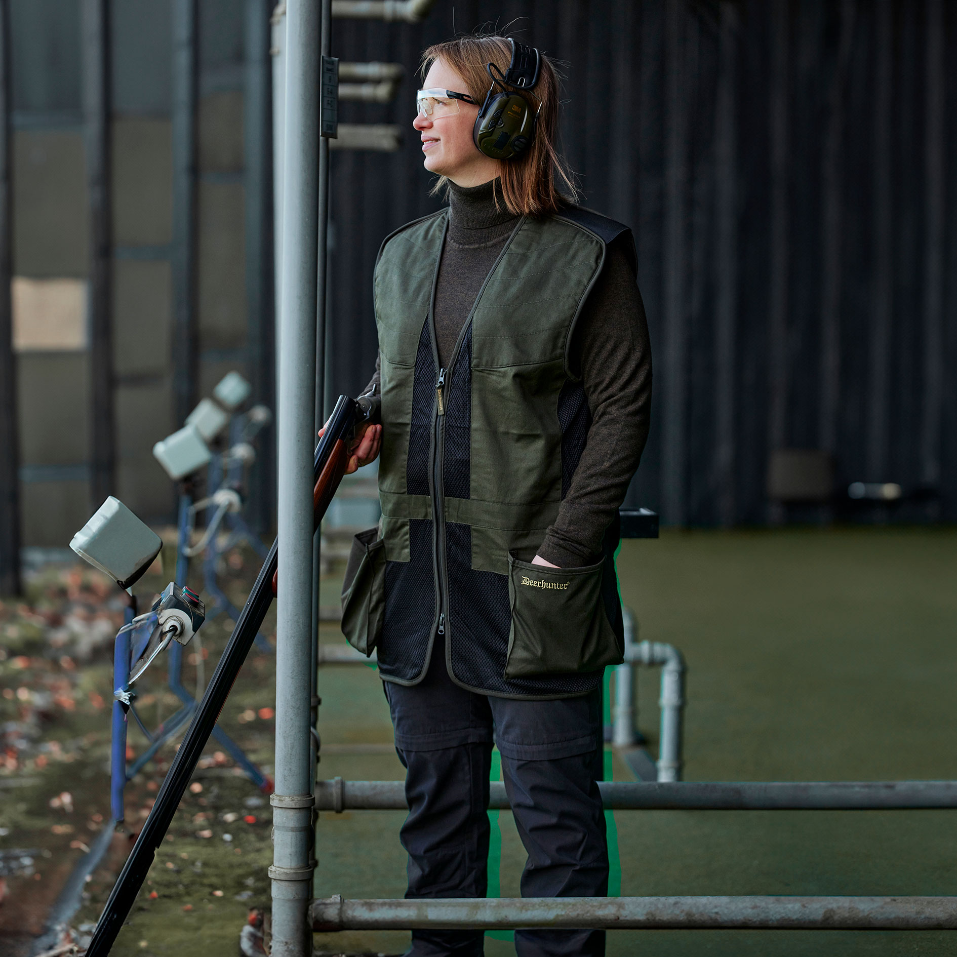 Deerhunter Atlas mesh skyttev&auml;st, Timber