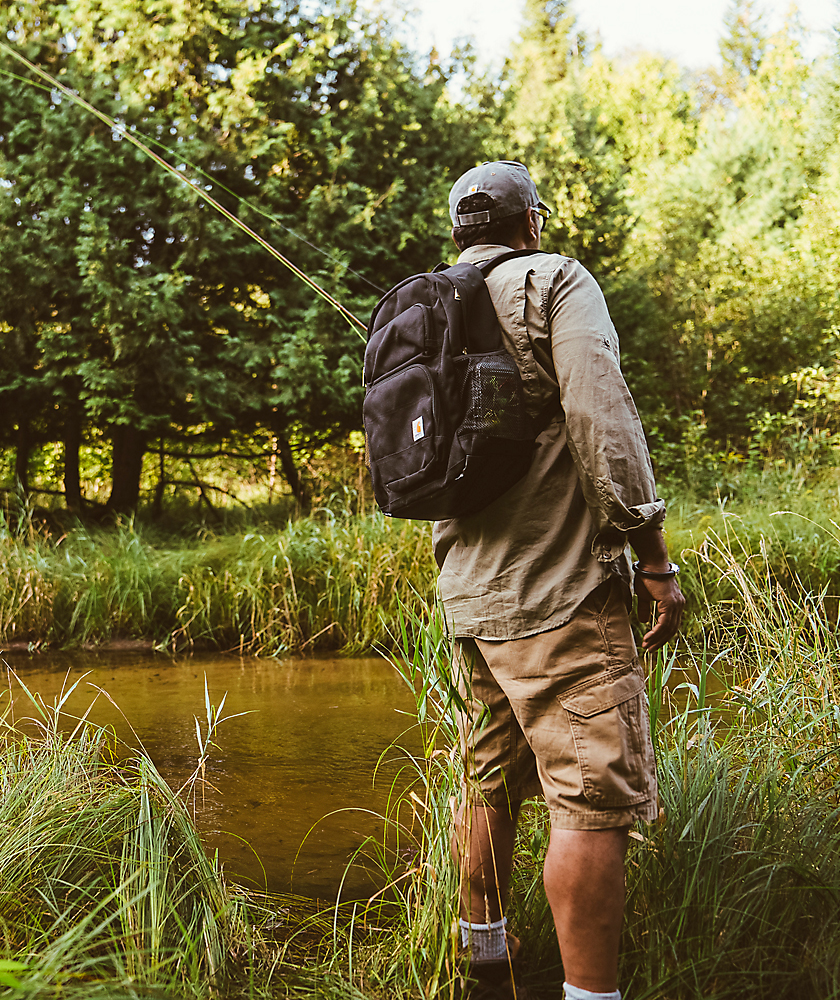 Carhartt Single Compartment ryggs&auml;ck 27L, Black, Black, large image number 4