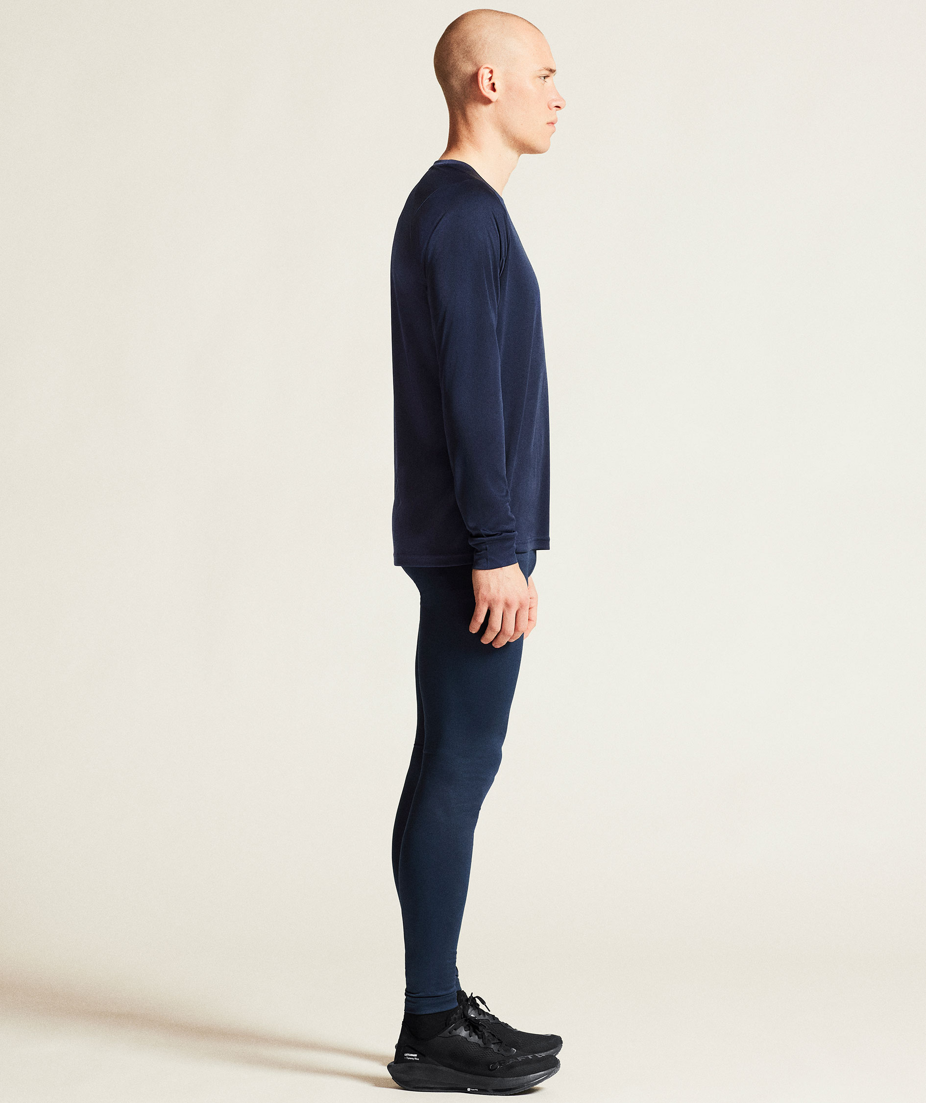 Craft Rush 2.0 lang&aelig;rmet T-shirt, Navy, large image number 3