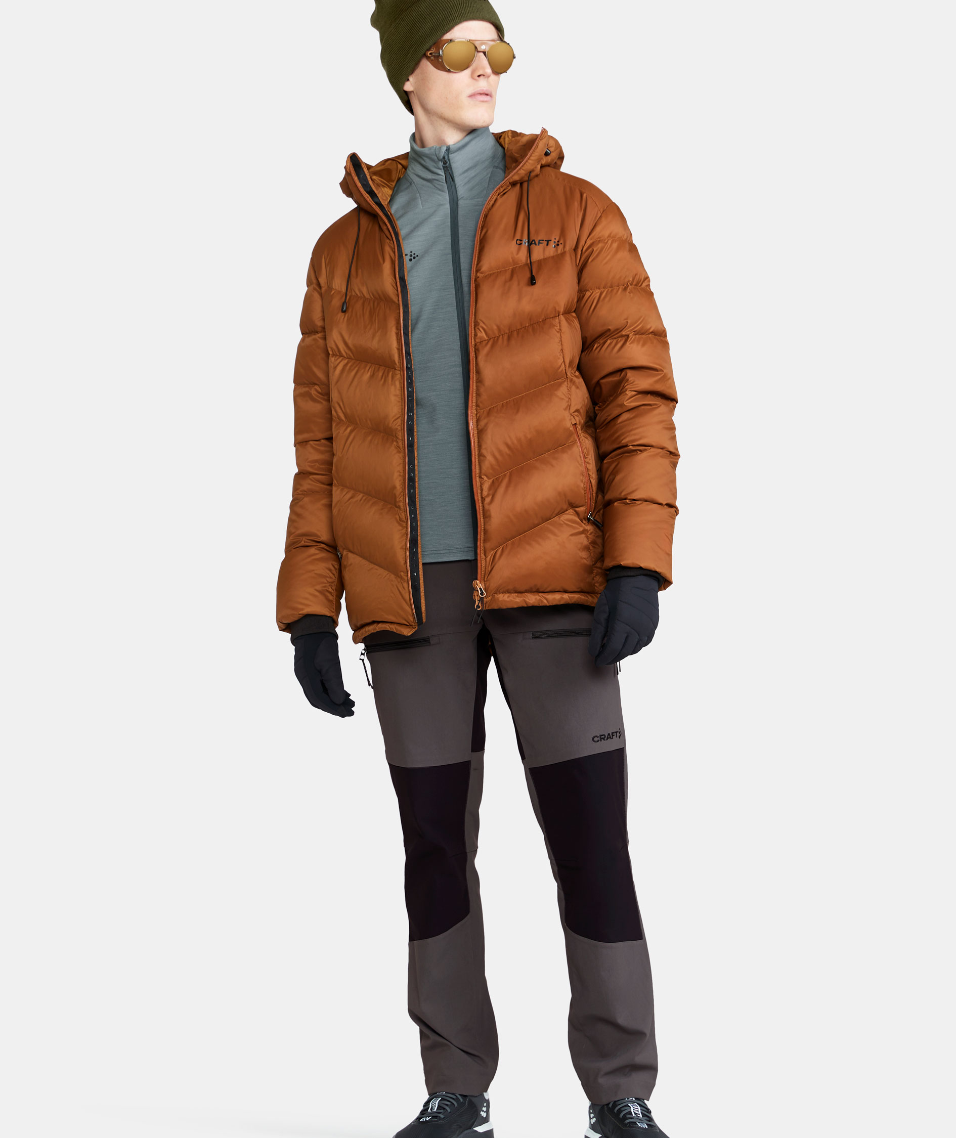 Craft PRO Explore Midlayer cardigan, Flow Melange, large image number 3