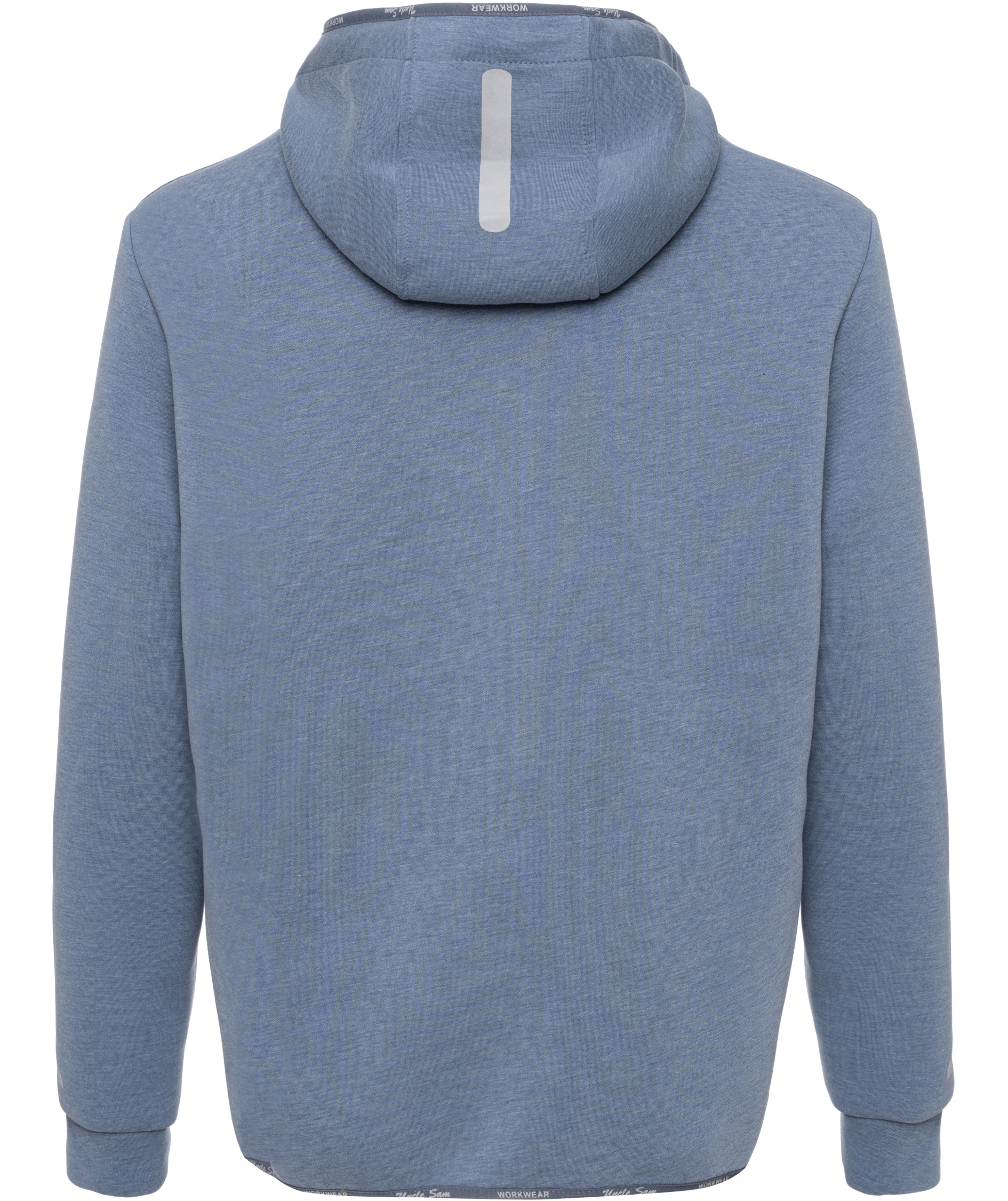Uncle Sam hoodie with zipper, Marine Blue