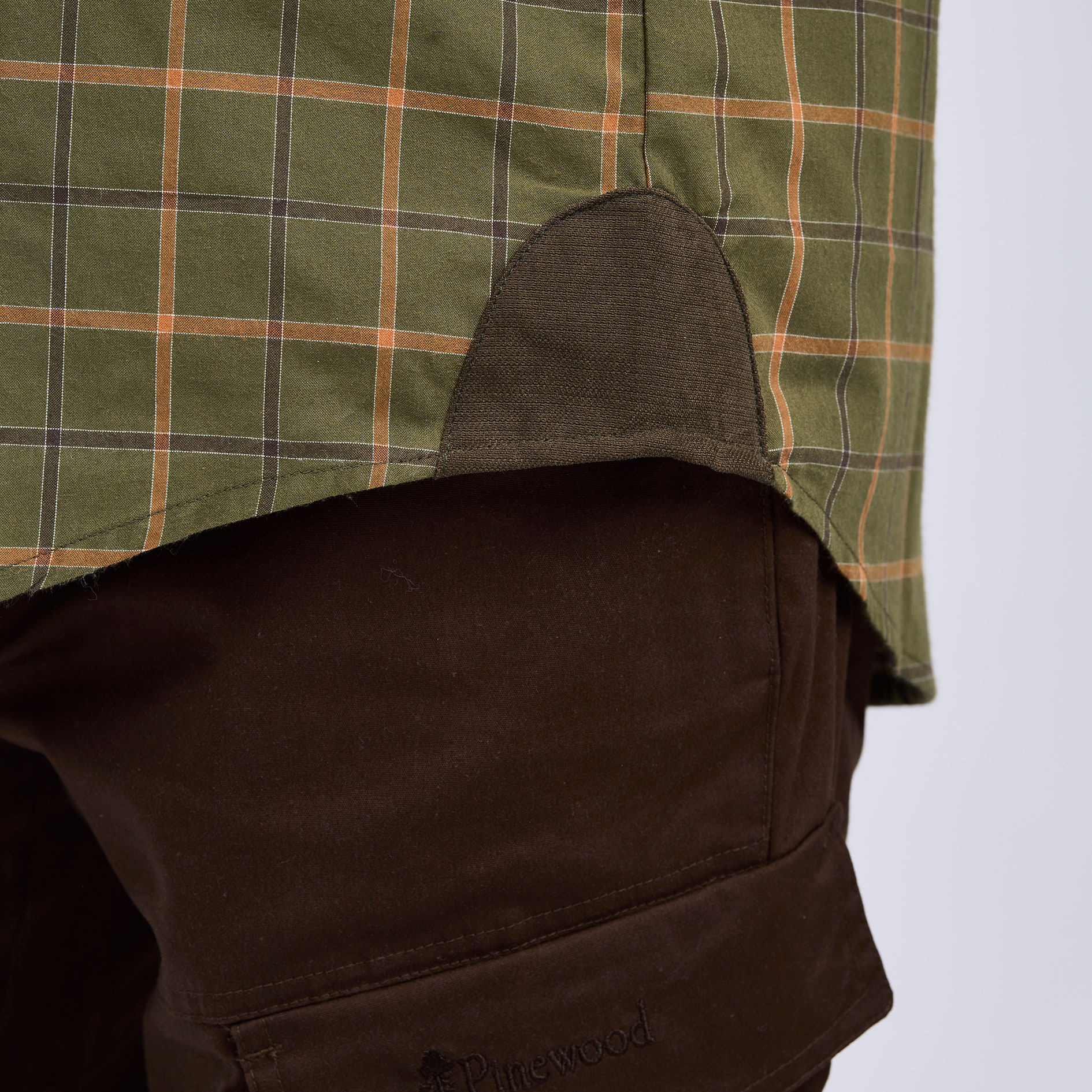 Pinewood Wolf skjorte, Green/Terracotta, large image number 9