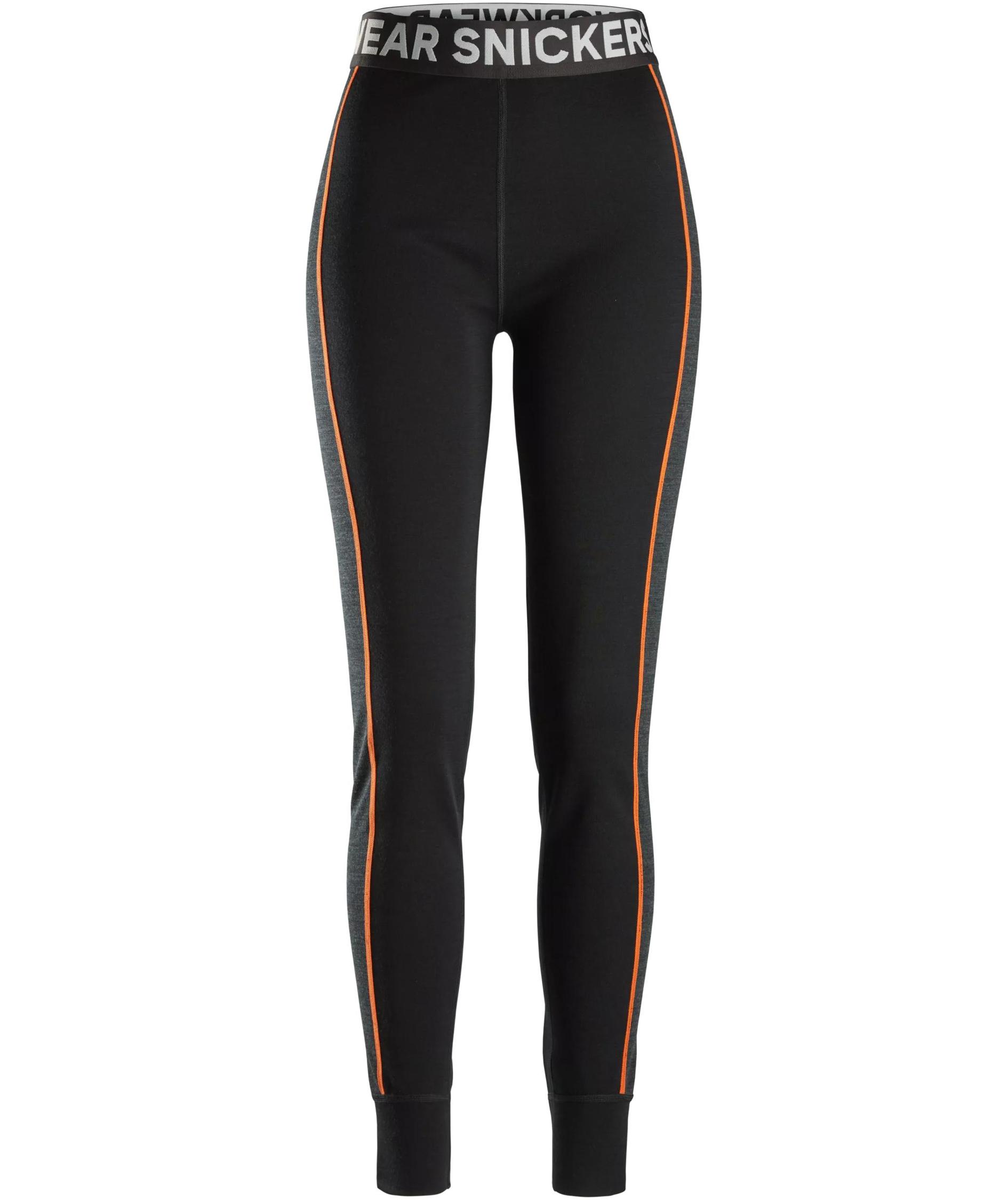 Snickers underst&auml;llsbyxor med merinoull 9471 dam, Black/Anthracite Melange