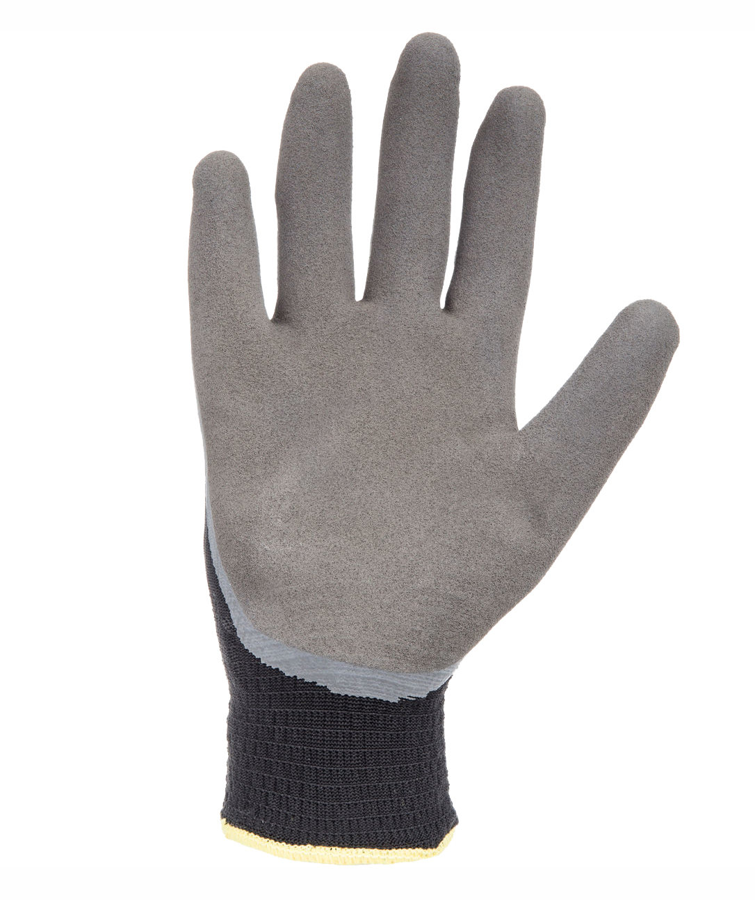 Kramp latex dyppet vinterhandsker, Sort