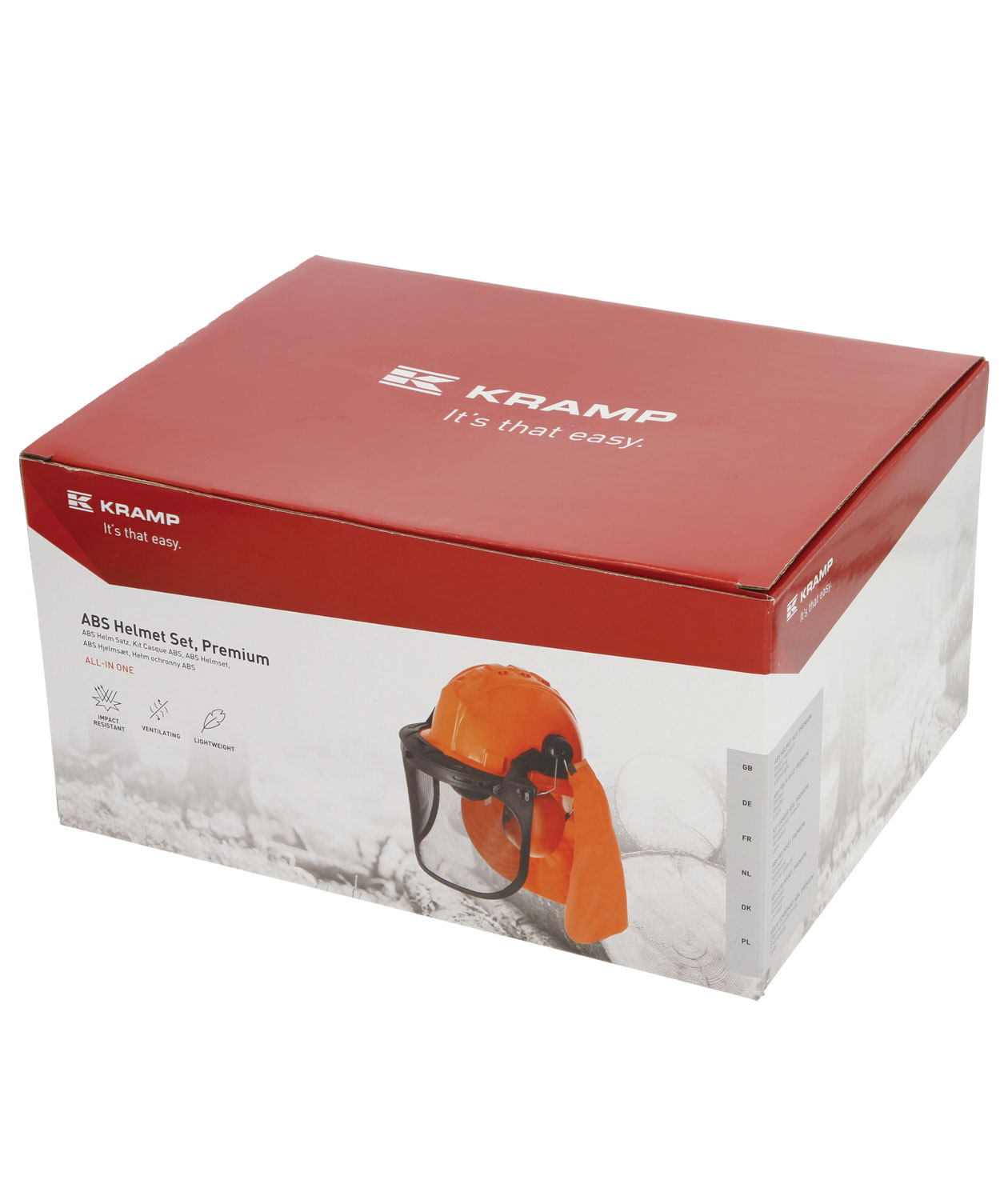 Kramp Premium skovhjelmspakke, Orange/Sort, Orange/Sort, large image number 2